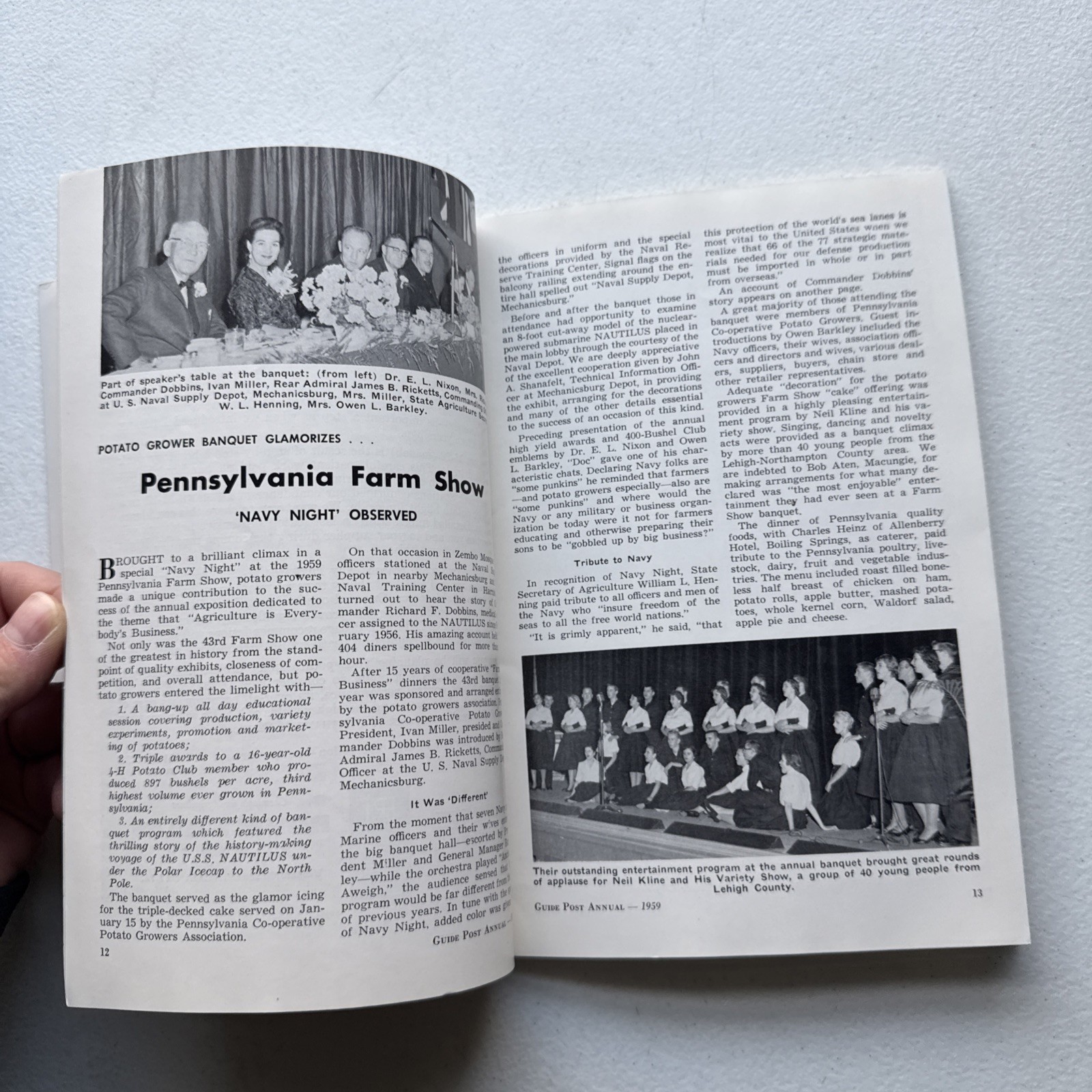 The Guide Post Pennsylvania Potato Growers March 1959 Annual Volume 37 Booklet