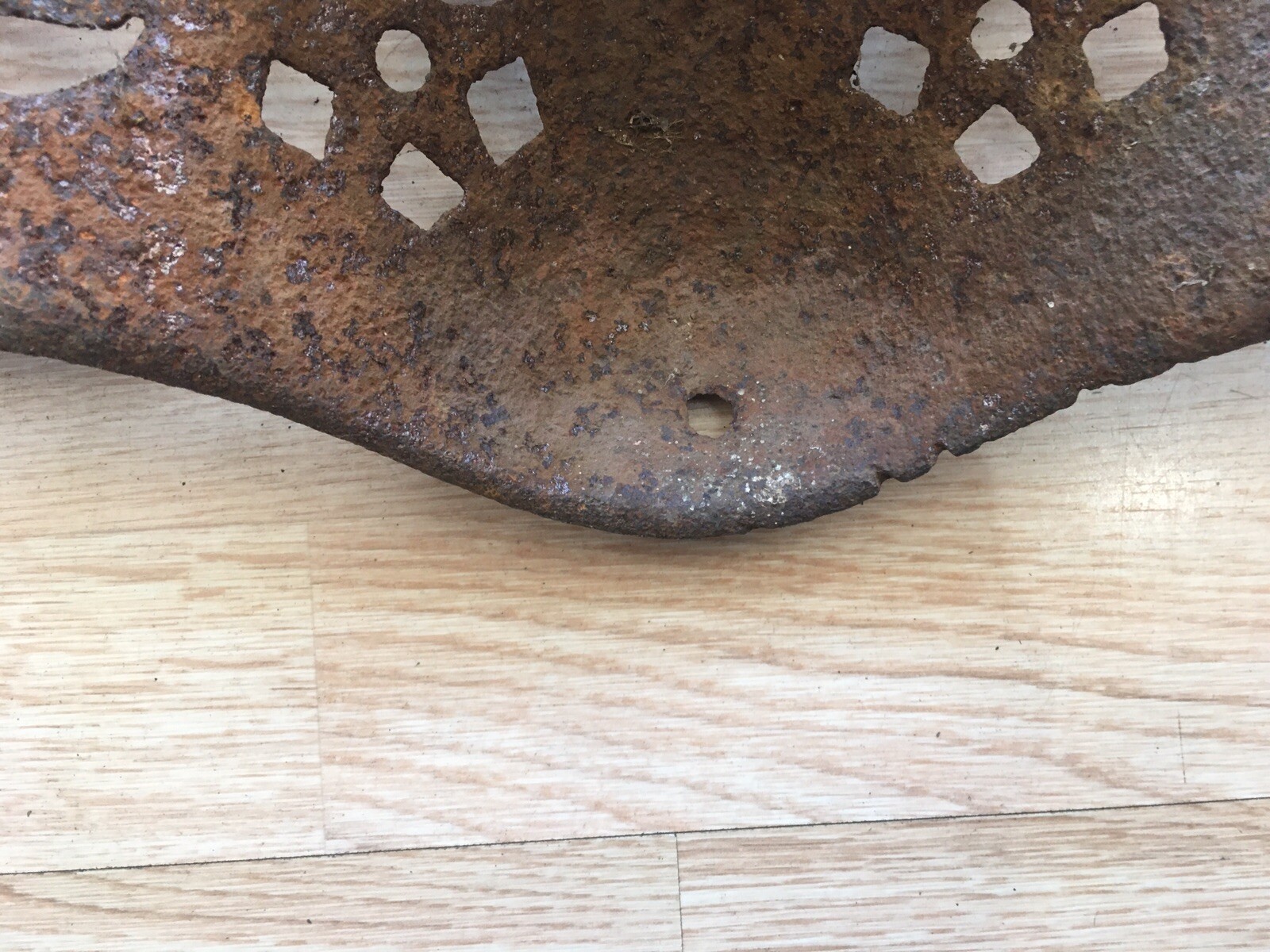 Vintage Stoddard Cast Iron Tractor Seat Antique Farm Tools Equipment