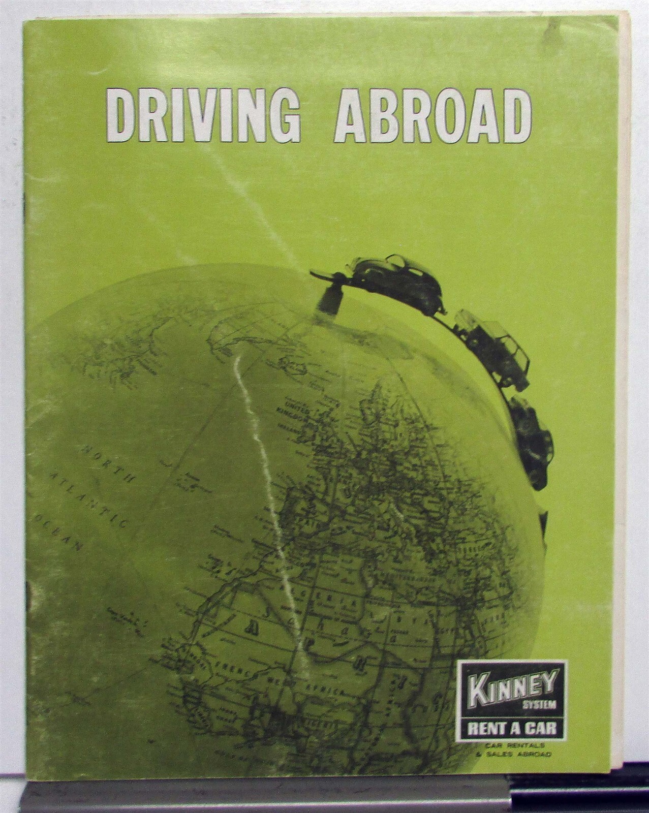 1965 Kinney System Driving Abroad Car Rental & Sales Price List Sales Brochure