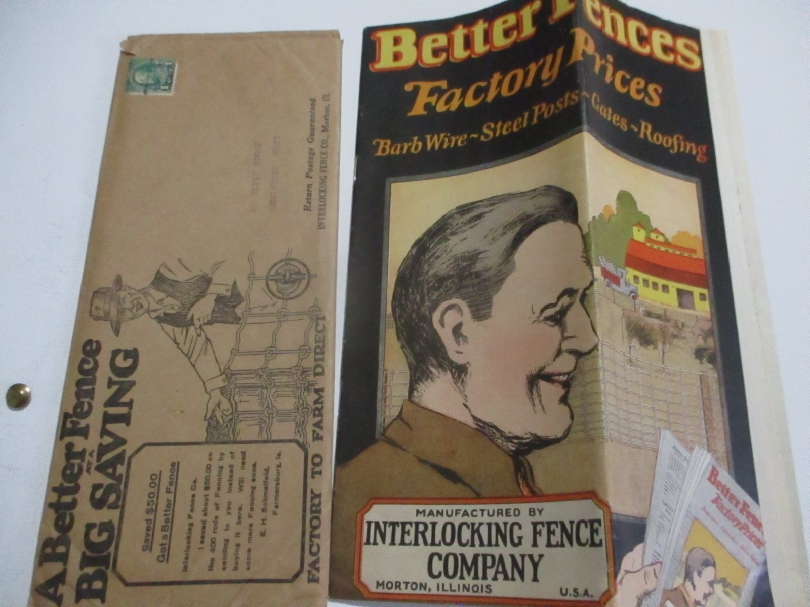 1927 Interlocking Fence Company Farmland Fence Catalog Brochure