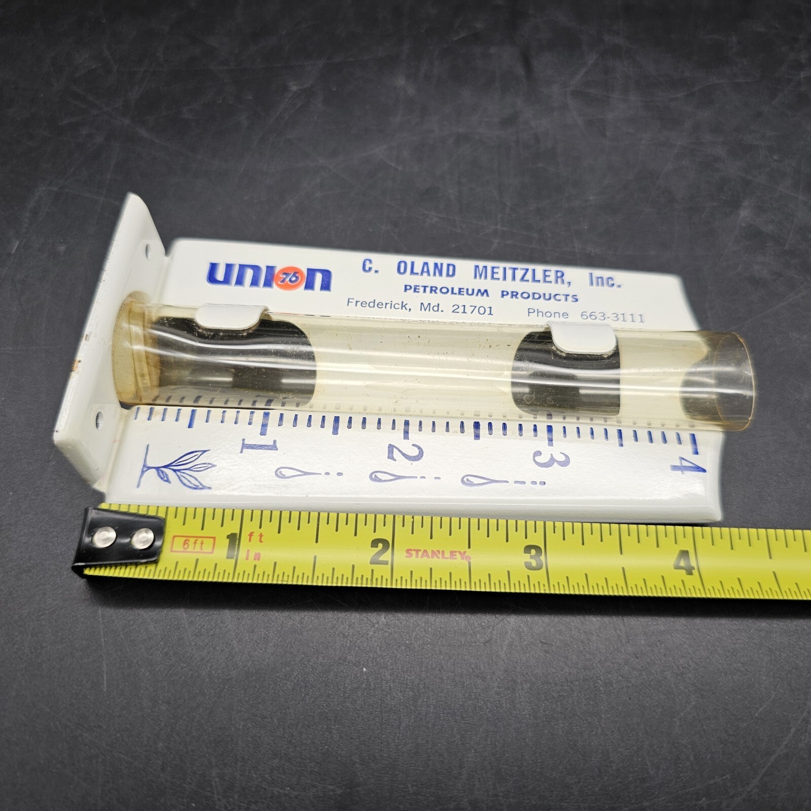 Vintage Advertising Rain Gauge Union 76 Oland Frederick MD