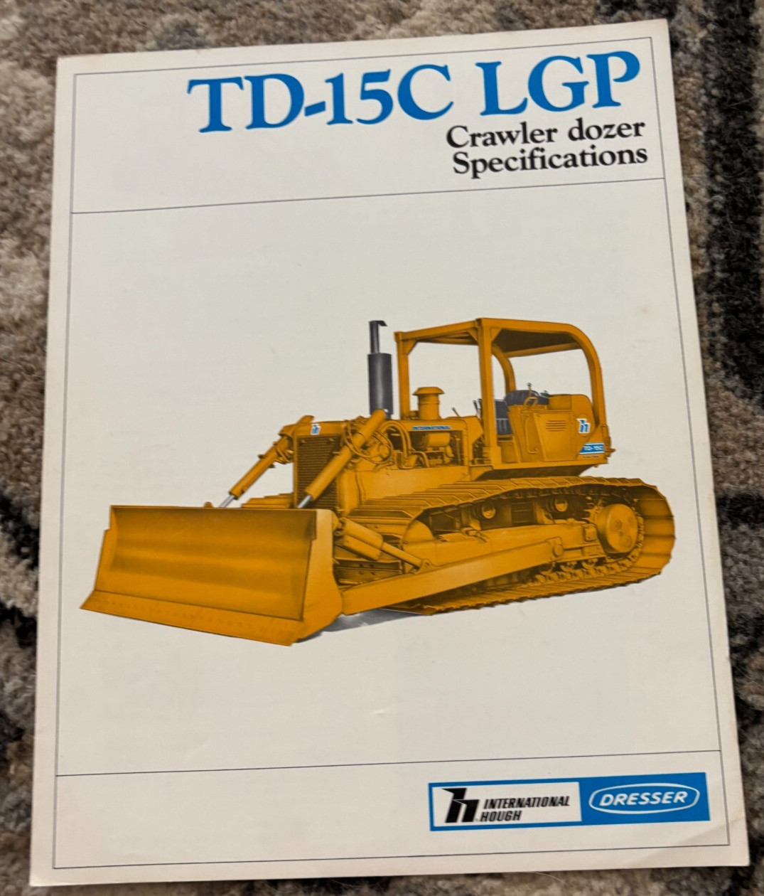 Dresser TD-15C LGP Crawler Tractor Dozer Brochure FCCA