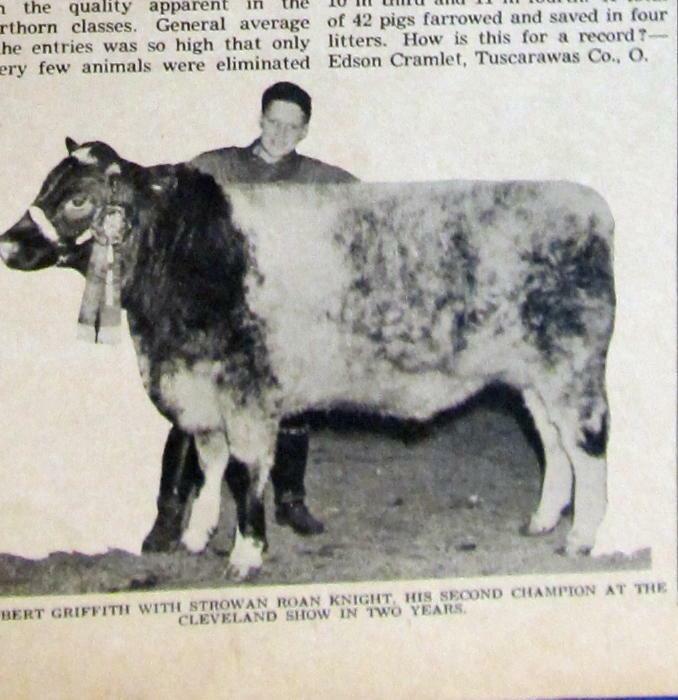 Original 1939 Farmlife Article Featuring Robert Griffith, Putnam County Ohio