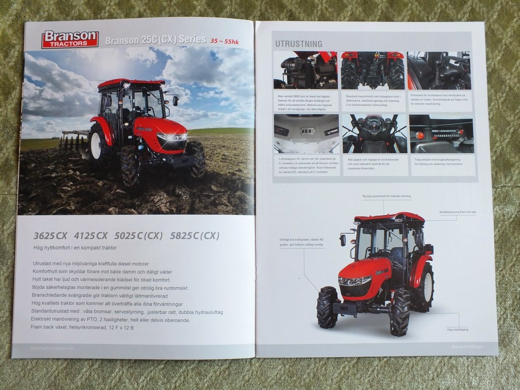 BRANSON K-Series Tractor Farm Equipment Brochure 2014