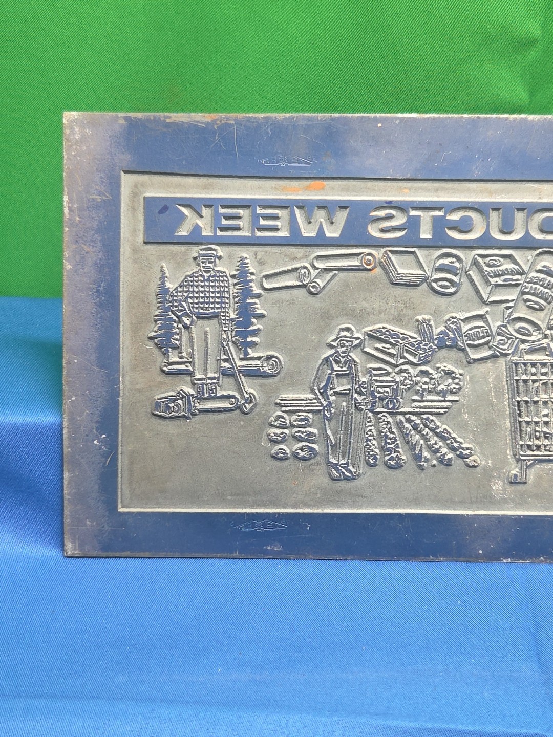 Oregon Products Week Newspaper Ads Museum Ink Print Block Salmon Farmers Food