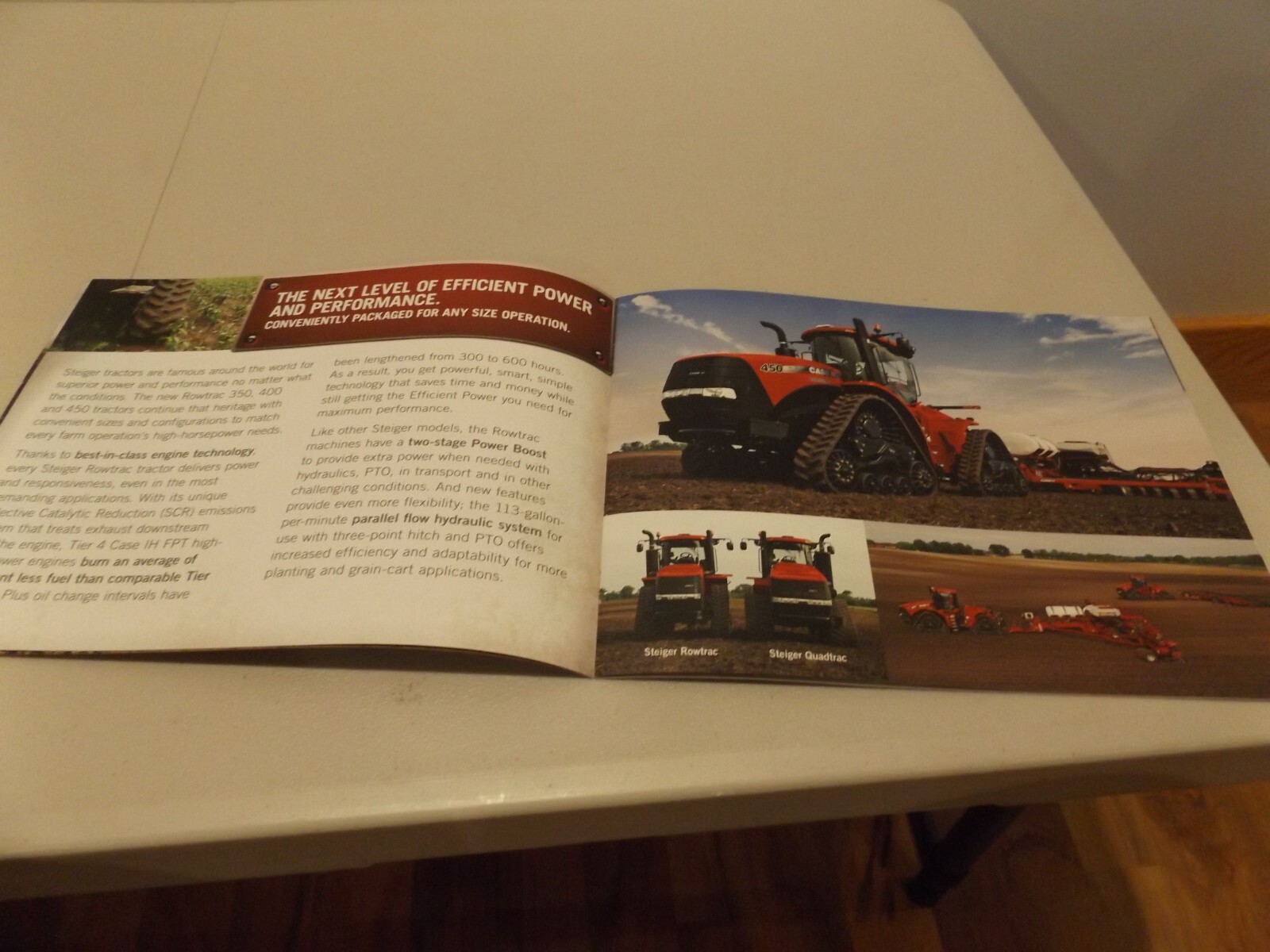 CASE-IH STEIGER ROWTRAC « NEW 2013 PREVIEW » , LIT # CIH07221201 2012
