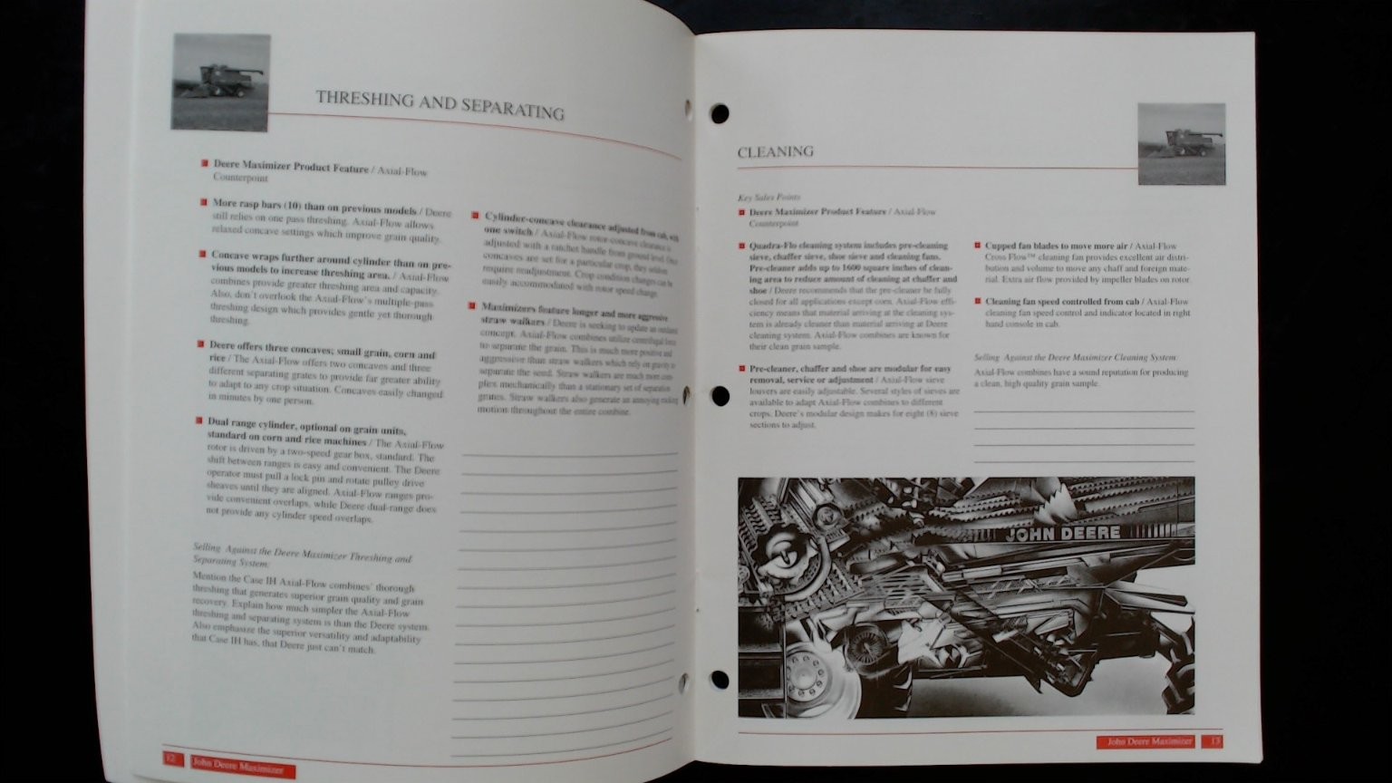 Case IH Brochure A Guide to Selling Axial-Flow Combines 1993 Agriculture