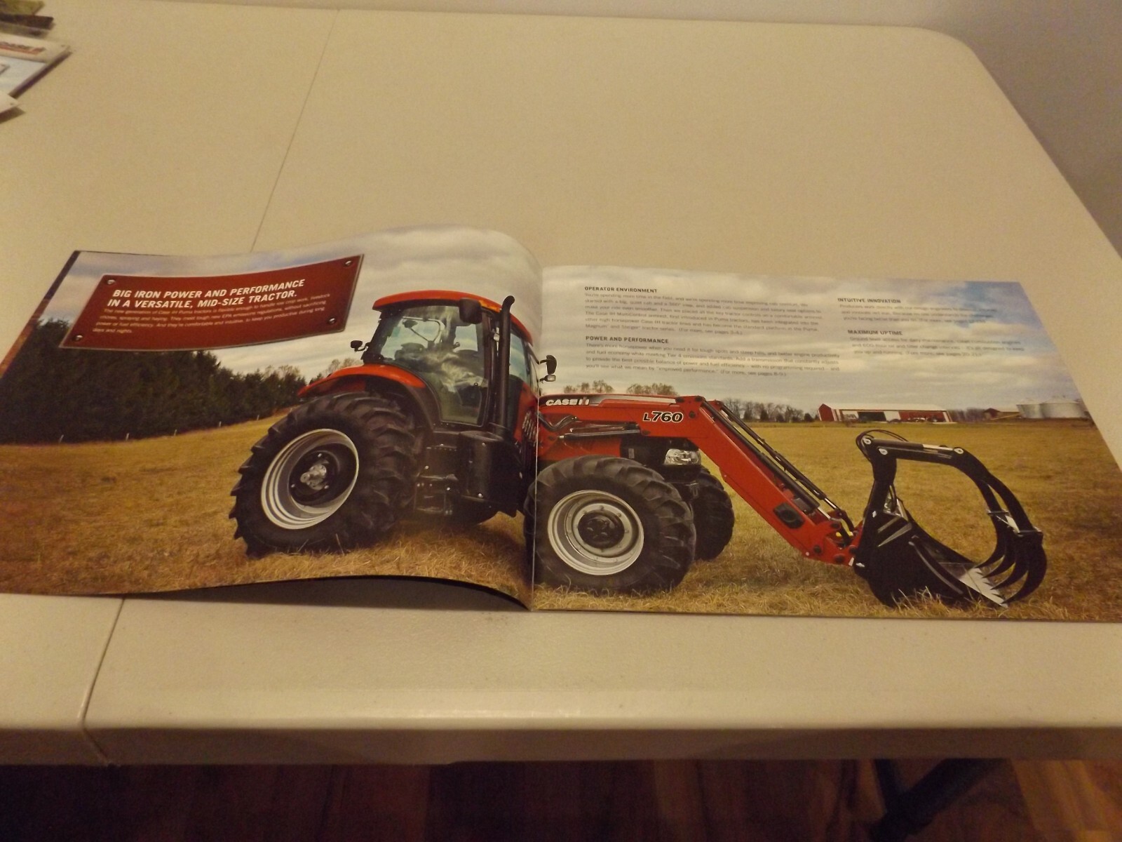 CASE-IH PUMA SERIES TRACTORS, LIT # CIH07211102 2011