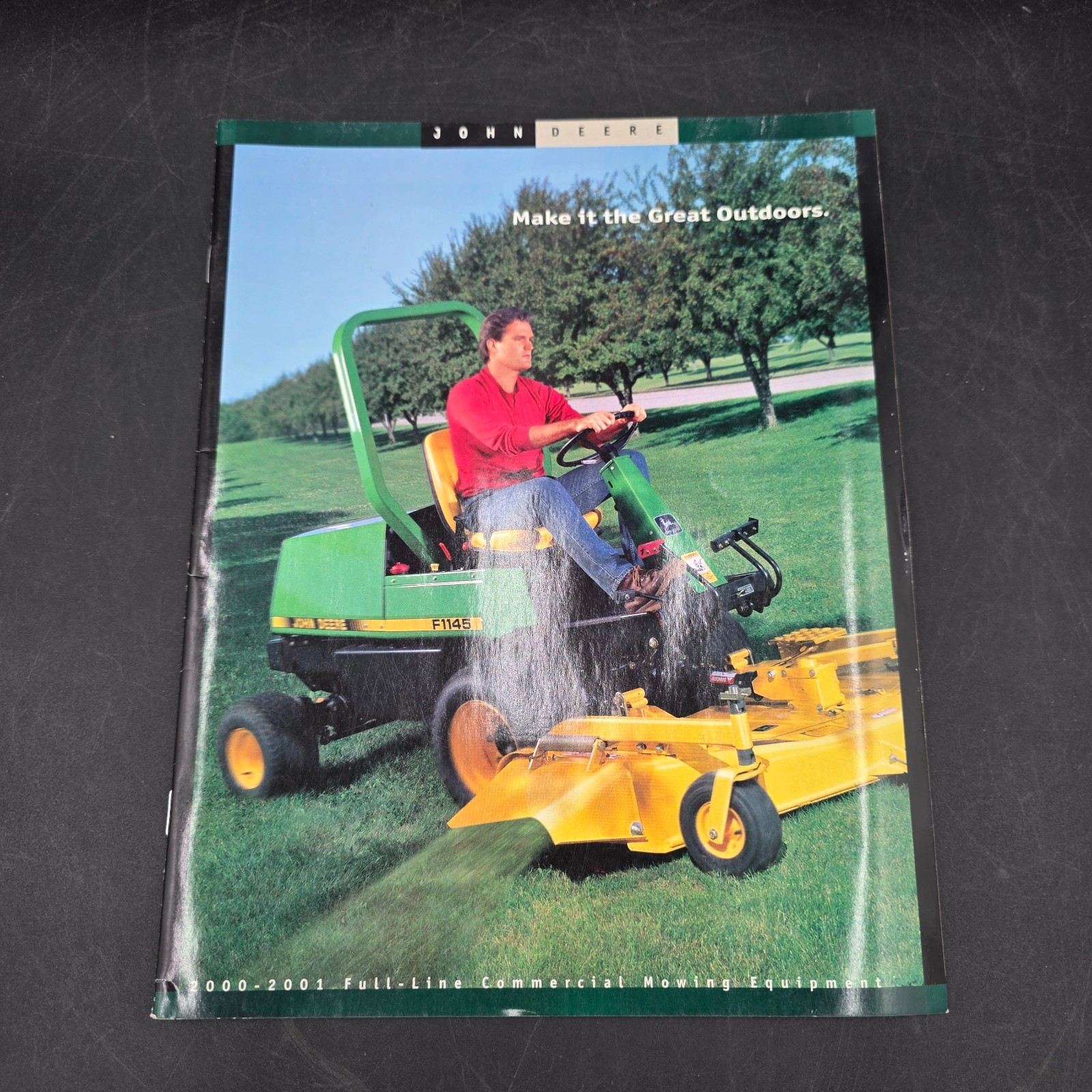 Vintage John Deere Commercial Mowing Equipment For 2000-2001 Brochure