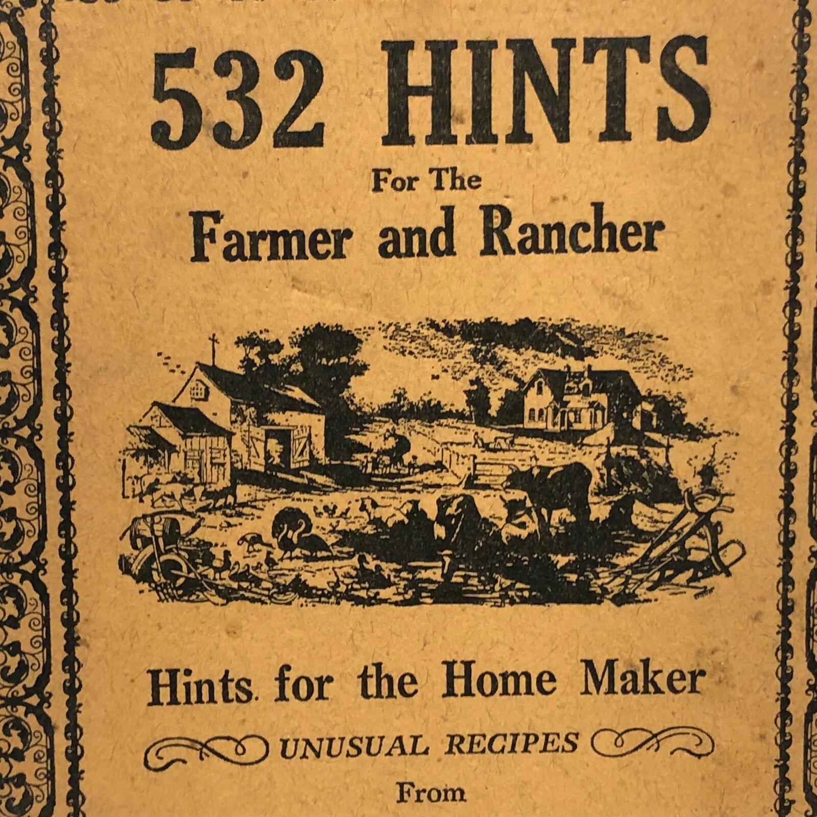 Vintage 1966 532 Hints Farmer and Rancher Almanac Booklet