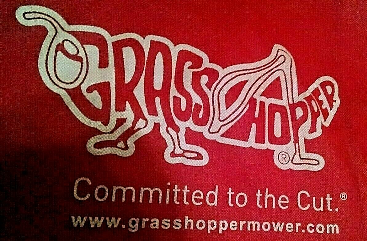 GRASS HOPPER LAWNMOWER TOTE SHOPPING BAG NEW ADJ STRAP GRASS CUTTER LAWN MOWER*