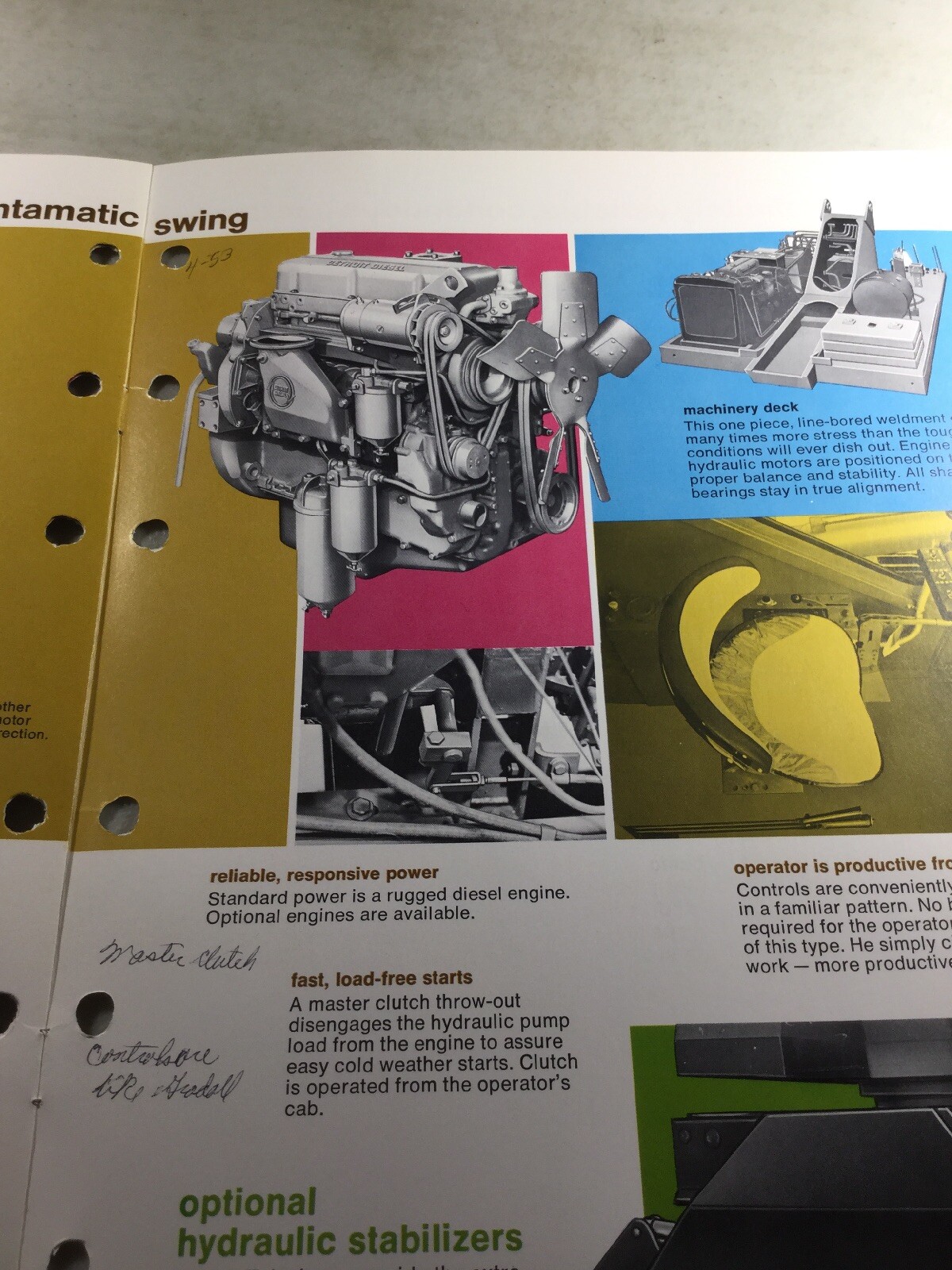 Bantam 725A Teleskoop Sales Brochure, Literature 6 Pages