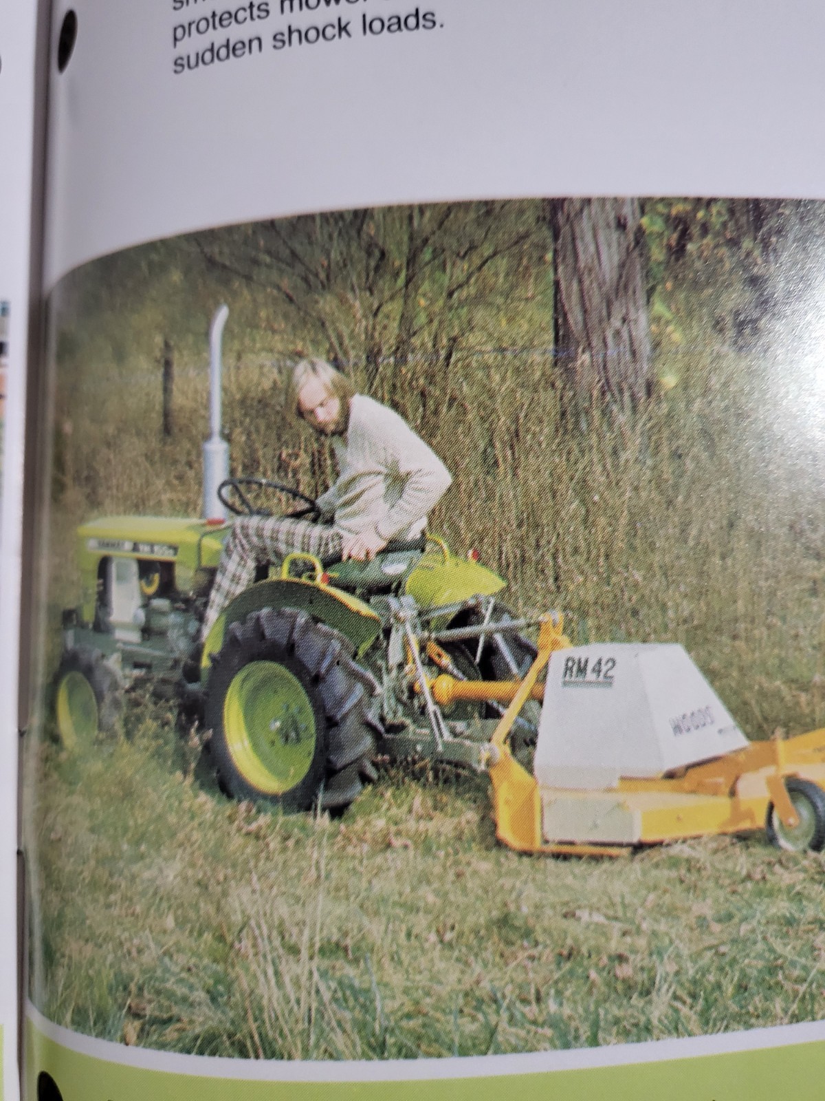 Vintage 1980s WOODS Rotary Mower BROCHURE Belly & Rear mount Lawn Mowers tractor