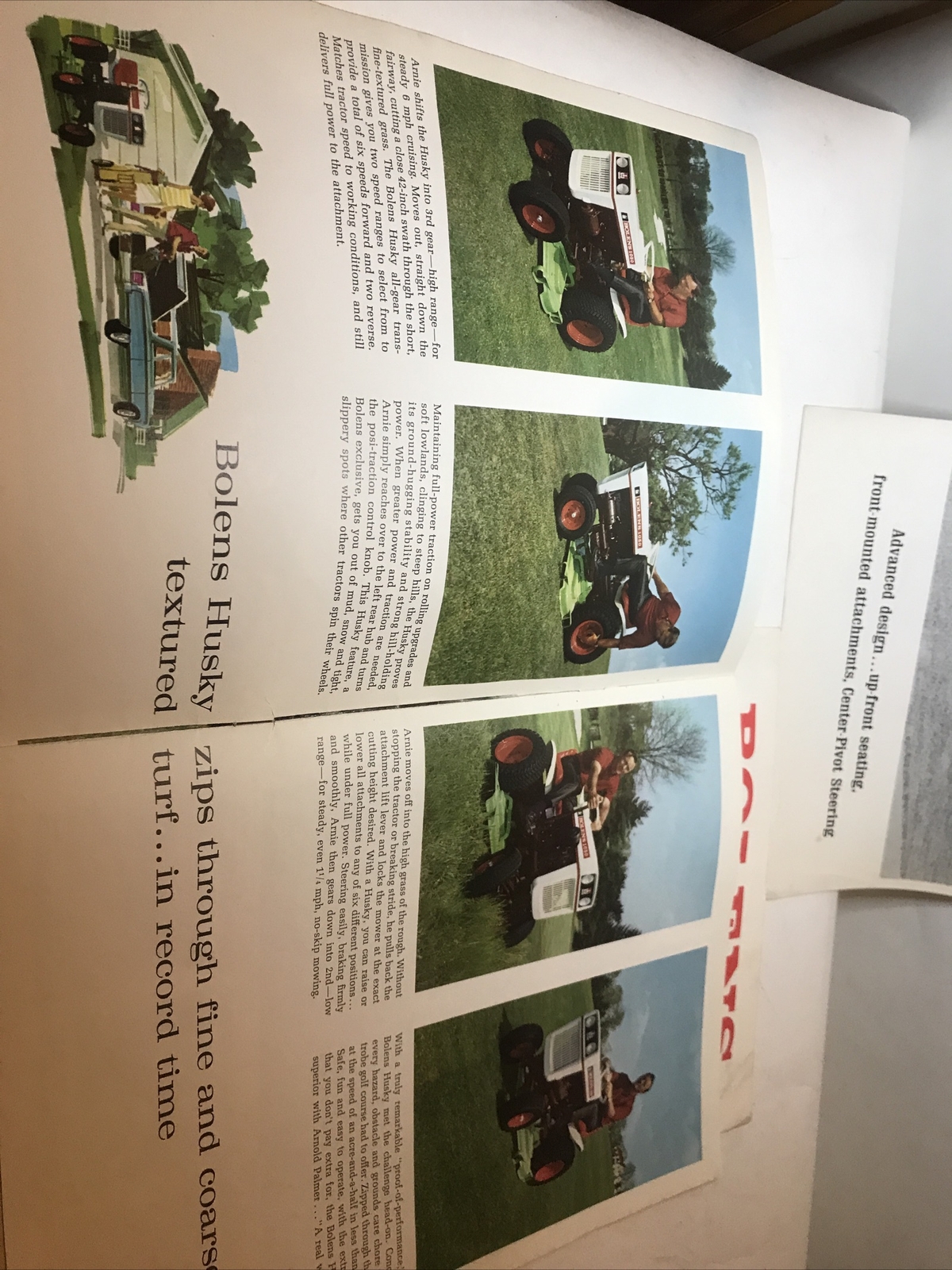 bolens husky tractor catalog arnold palmer 1967 lot