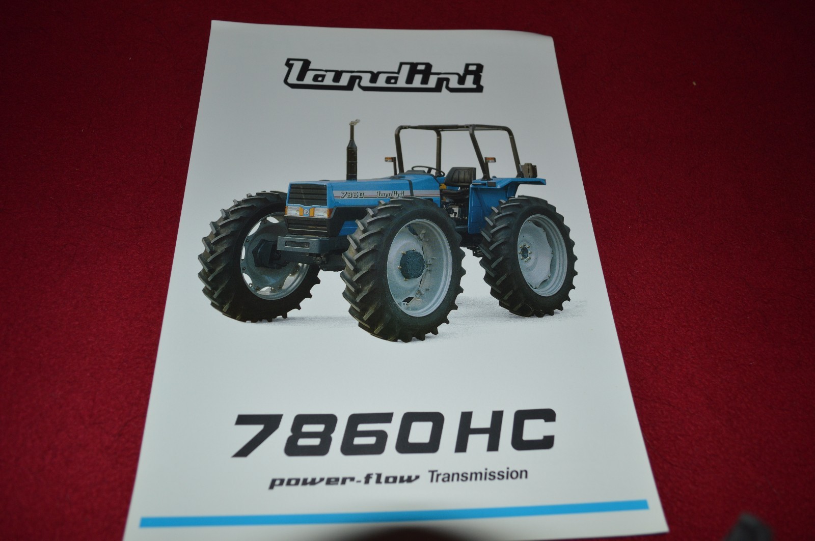 Landini 7860 HC Tractor Dealer&rsquo;s Brochure DCPA