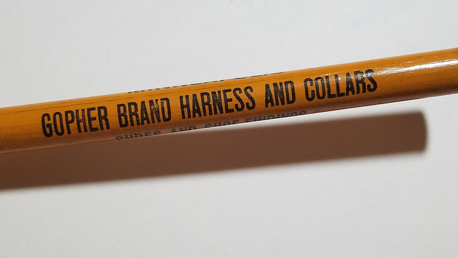 Gopher Brand Harness & Collars, Vintage Adv Pencil, Dodson, Fisher, Brockmann Co