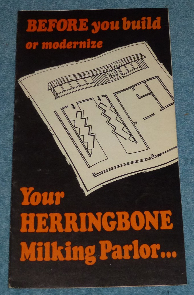 Vtg Surge Customized Sawtooth Herringbone Milking Stalls Farm Equipment Brochure