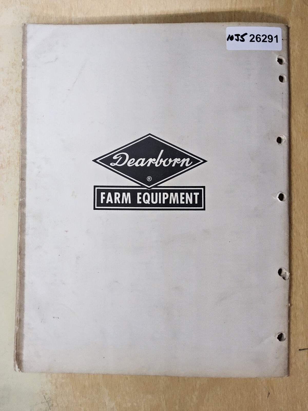 Dearborn-Peoria Fertilizer Grain Drill, Model 12-42 & 12-44 Parts List, 1951…