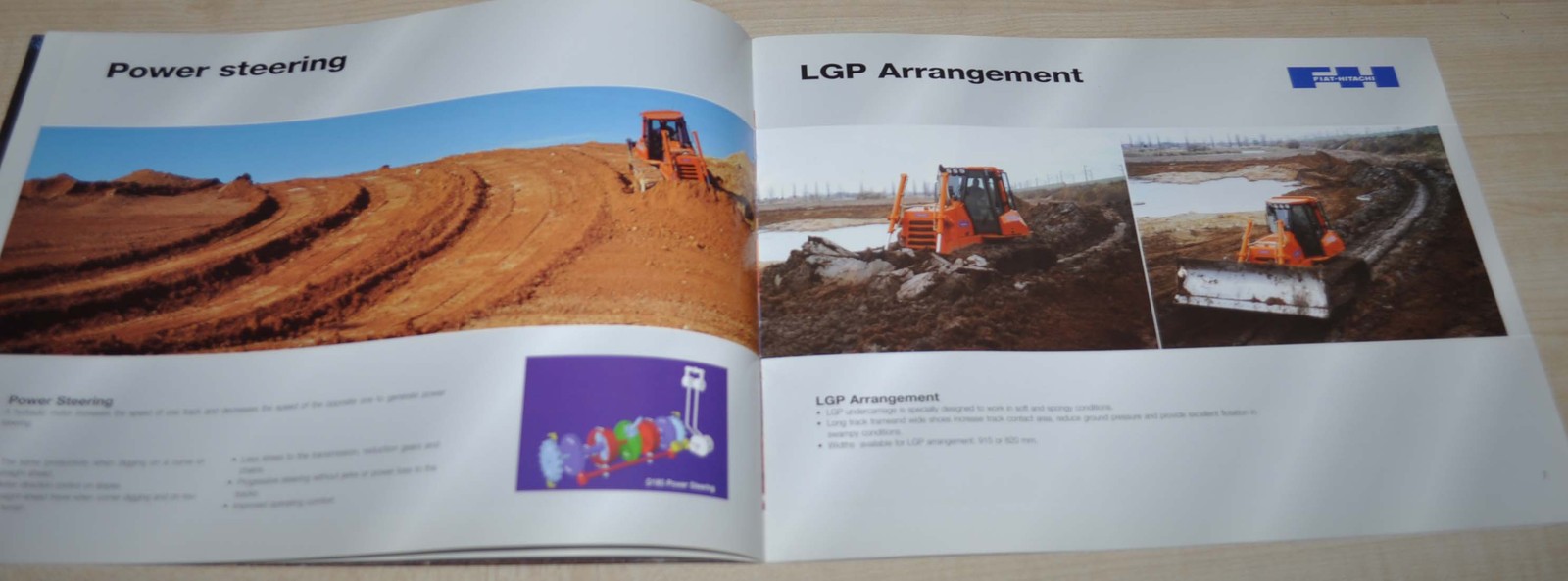 FIAT-Hitachi D180 Tractor Bulldozer Machinery Brochure Prospekt