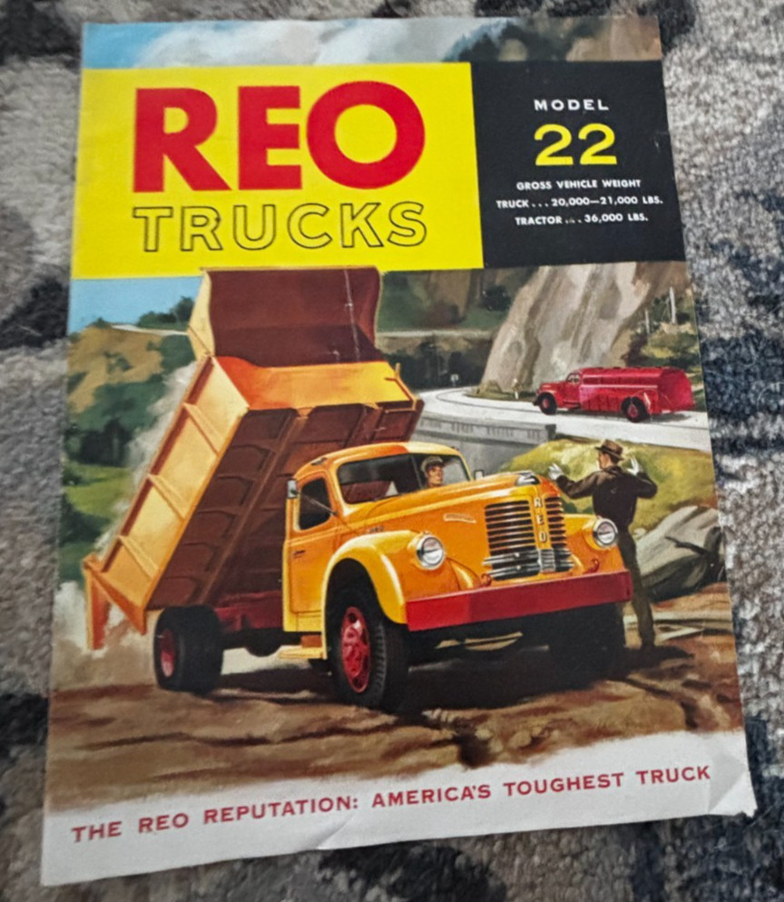 REO Model 22 Truck For 1952 Brochure DCPA26