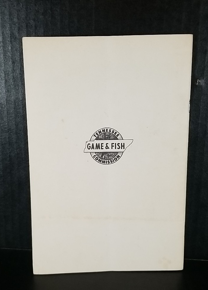1961 The Management of Tennessee Farm Ponds Booklet Game & Fish Commission