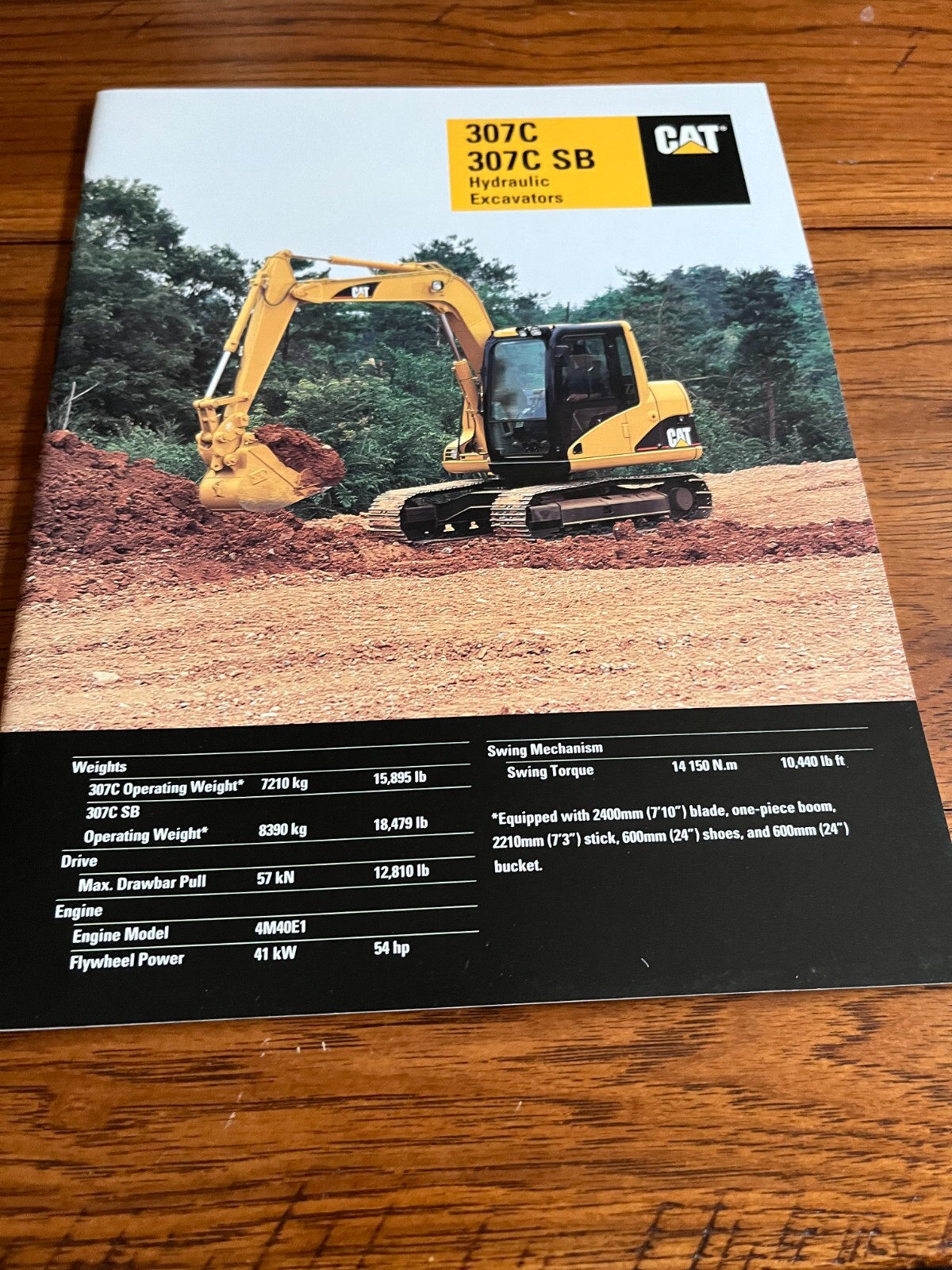 Caterpillar CAT 307C 307C SB Hydraulic Excavator Brochure FCCA