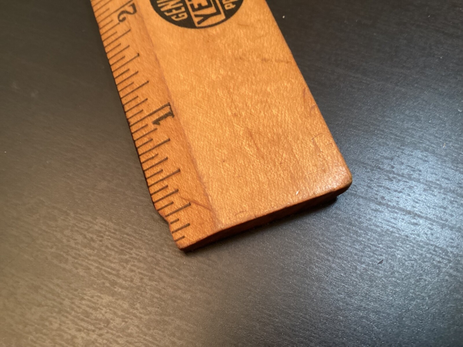 VTG 15&Prime; WOOD RULER YETTER MFG CO COLCHESTER IL FARM EQUIPMENT PRODUCT LINE