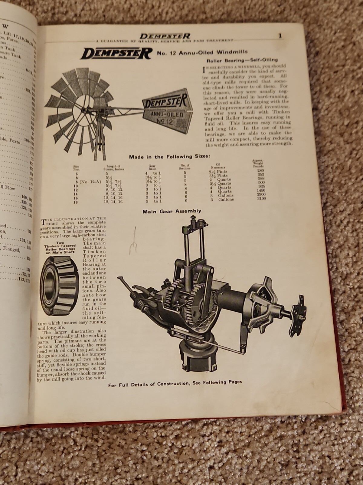 Dempster Mill Catalog 14 1938 Windmill Pump Tank Engines Beatrice NE