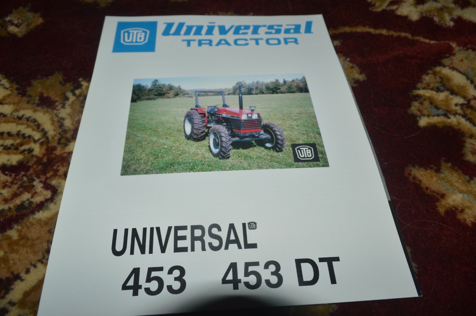 Universal 453 453DT Tractor Brochure FCCA
