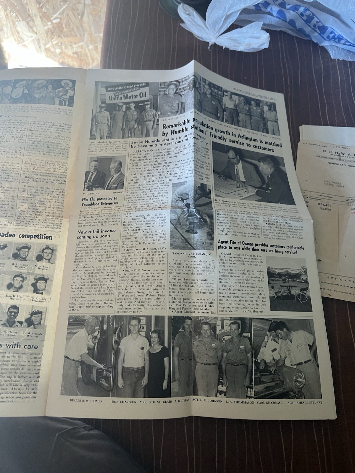 Vintage 8 Page Humble Lubricator Sales News Letter Brochure July 5, 1956