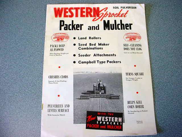 Western Packers, Mulchers, Bear Cat Forage Harvester Literature Items