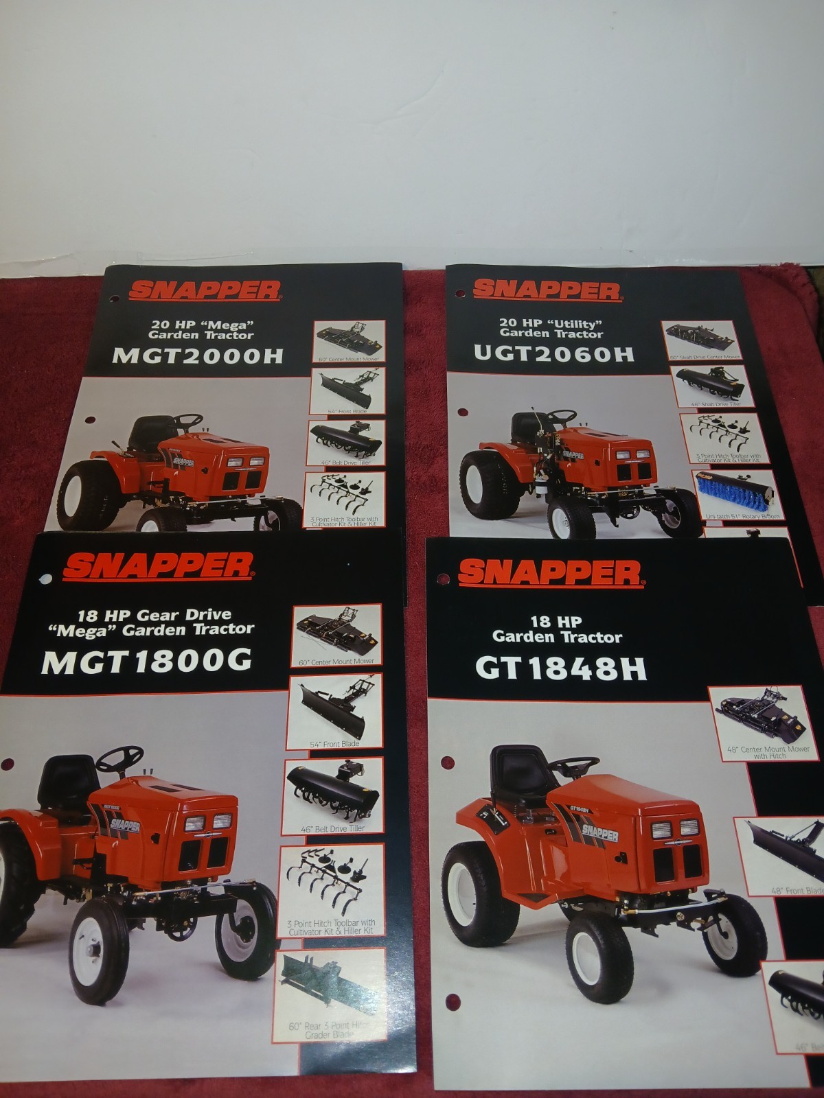 Snapper Garden Tractor Brochures