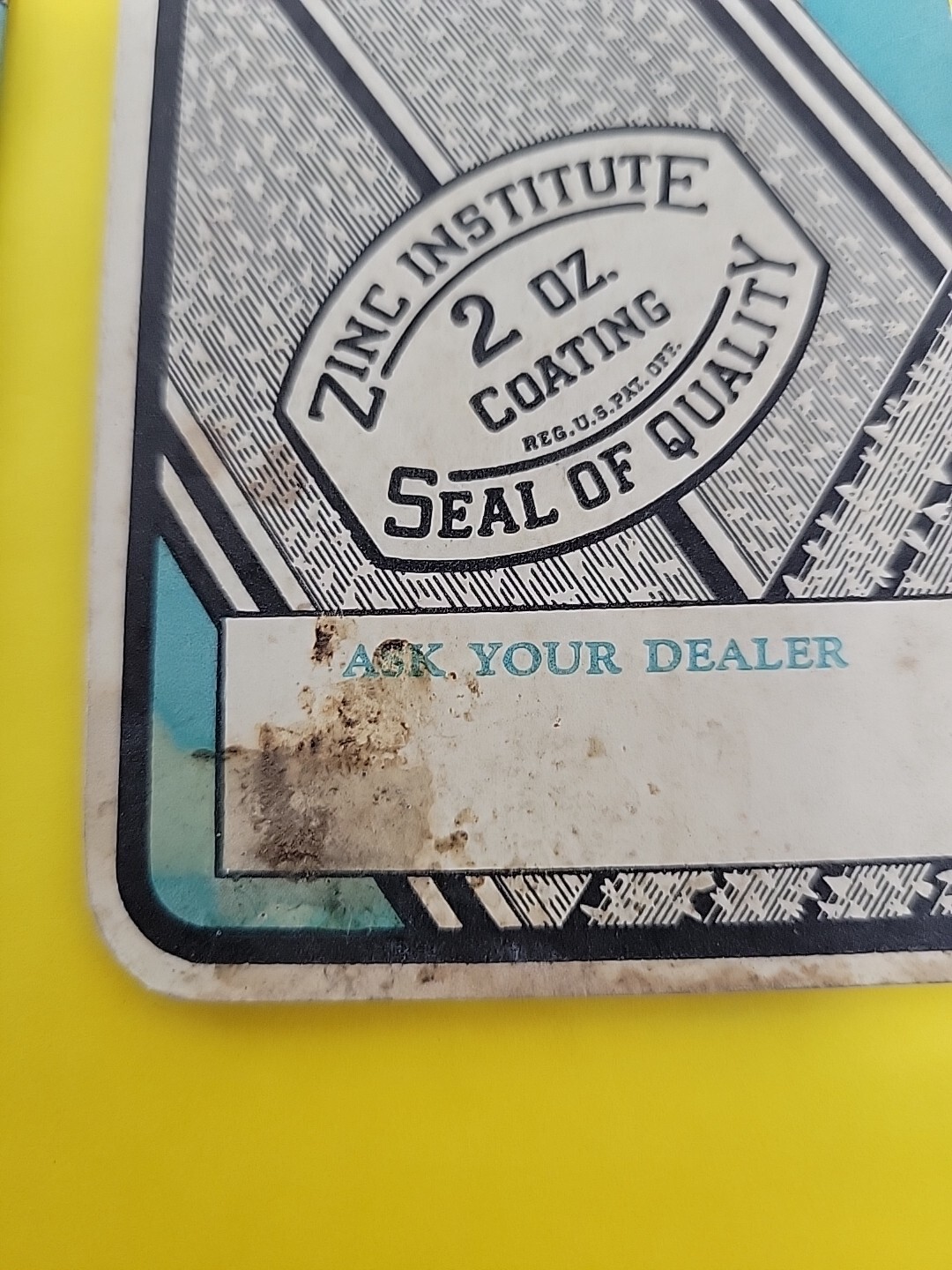 Lot of 4 Vintage Zinc Institute Galvanized Roofing Notebook Advertising RARE