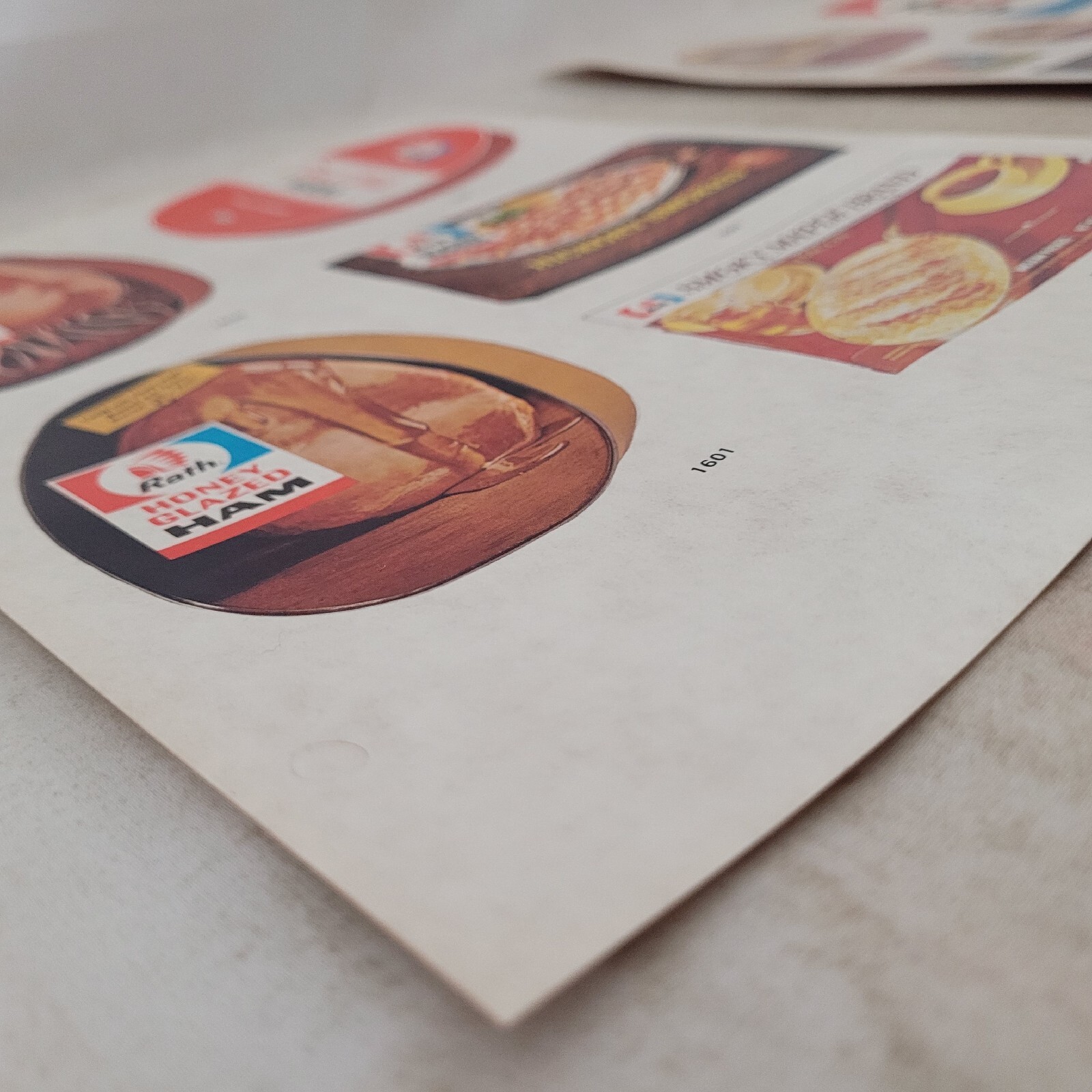 Rath Packing Stickers Iowa Ham Golden Harvest Lot Waterloo Iowa Vintage Pork Ad