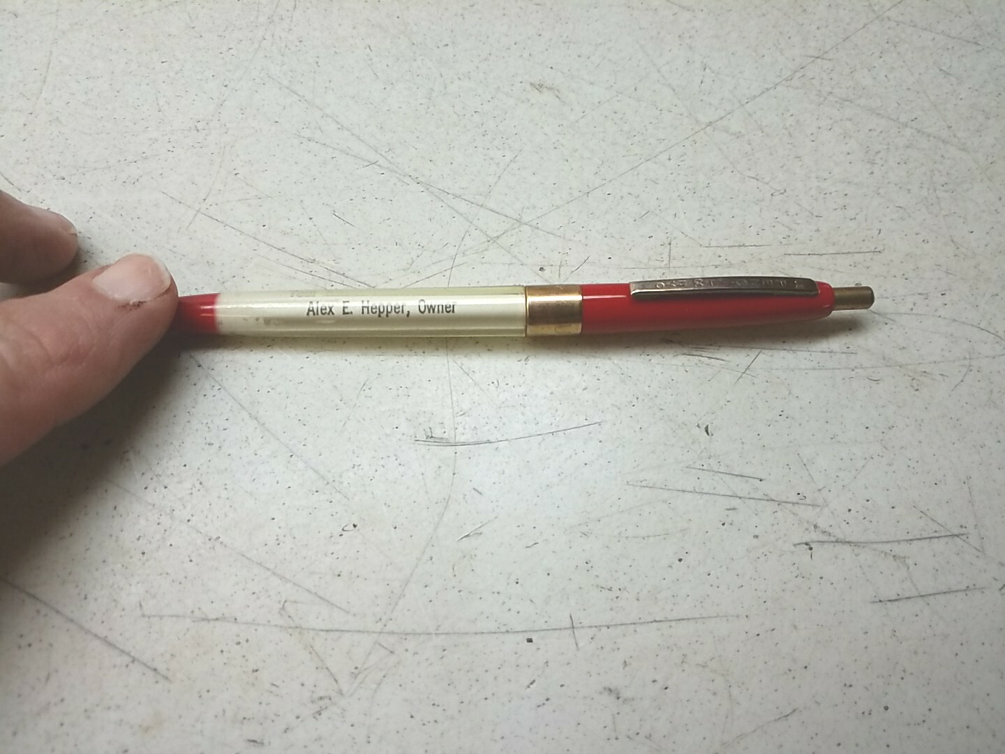 Alex Hepper Farm And Home Supply Vintage Ink Pen Wheat Belt Fleet Store USA