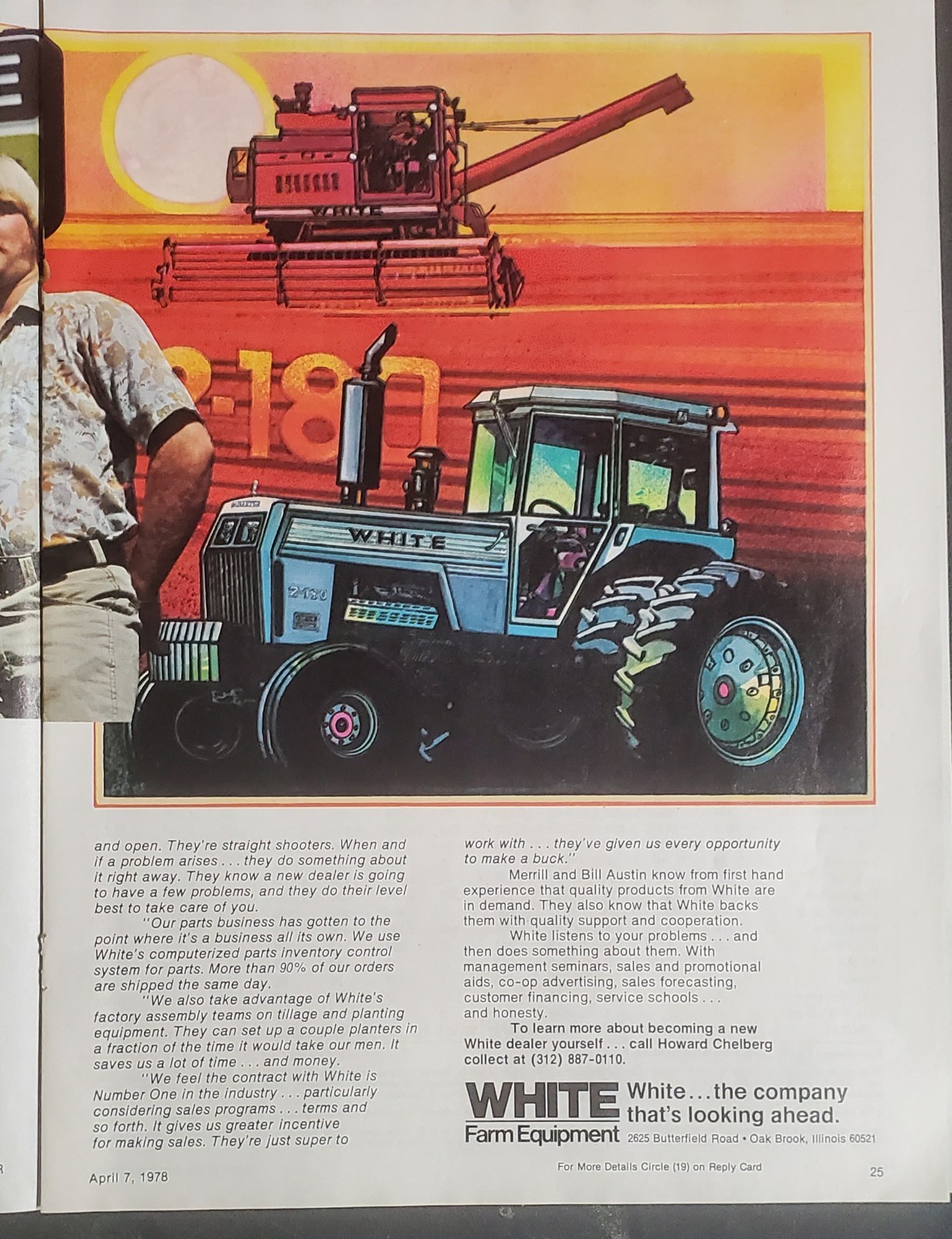 1978 Article About Dealers Selling White Farm Equipment