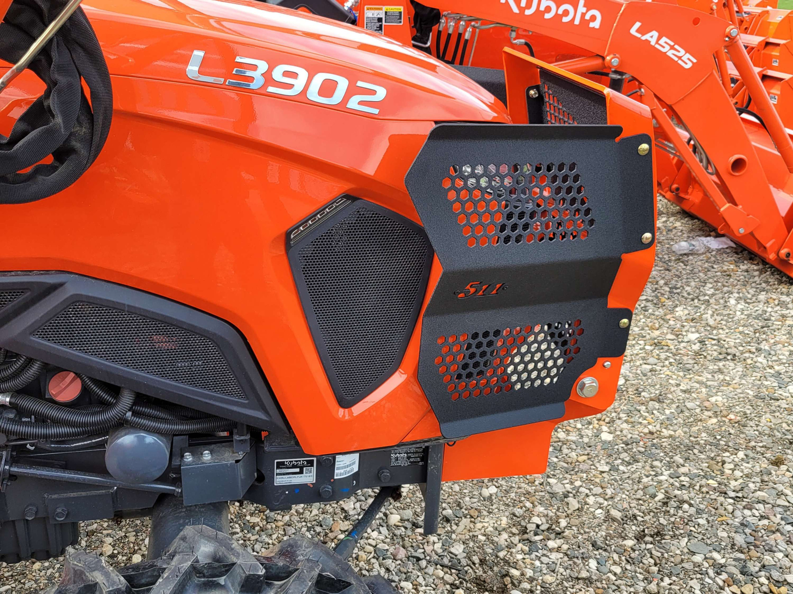 Kubota Side Guards L2502 L3302 L3902 L4802; L2501 with LA526 Loader
