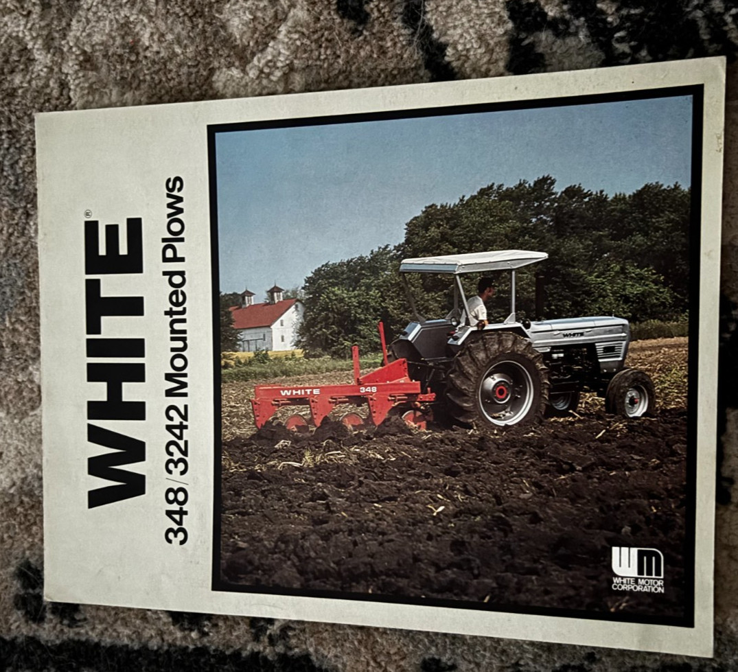 White Tractor 348 3242 Mounted Plow Brochure DCPA26