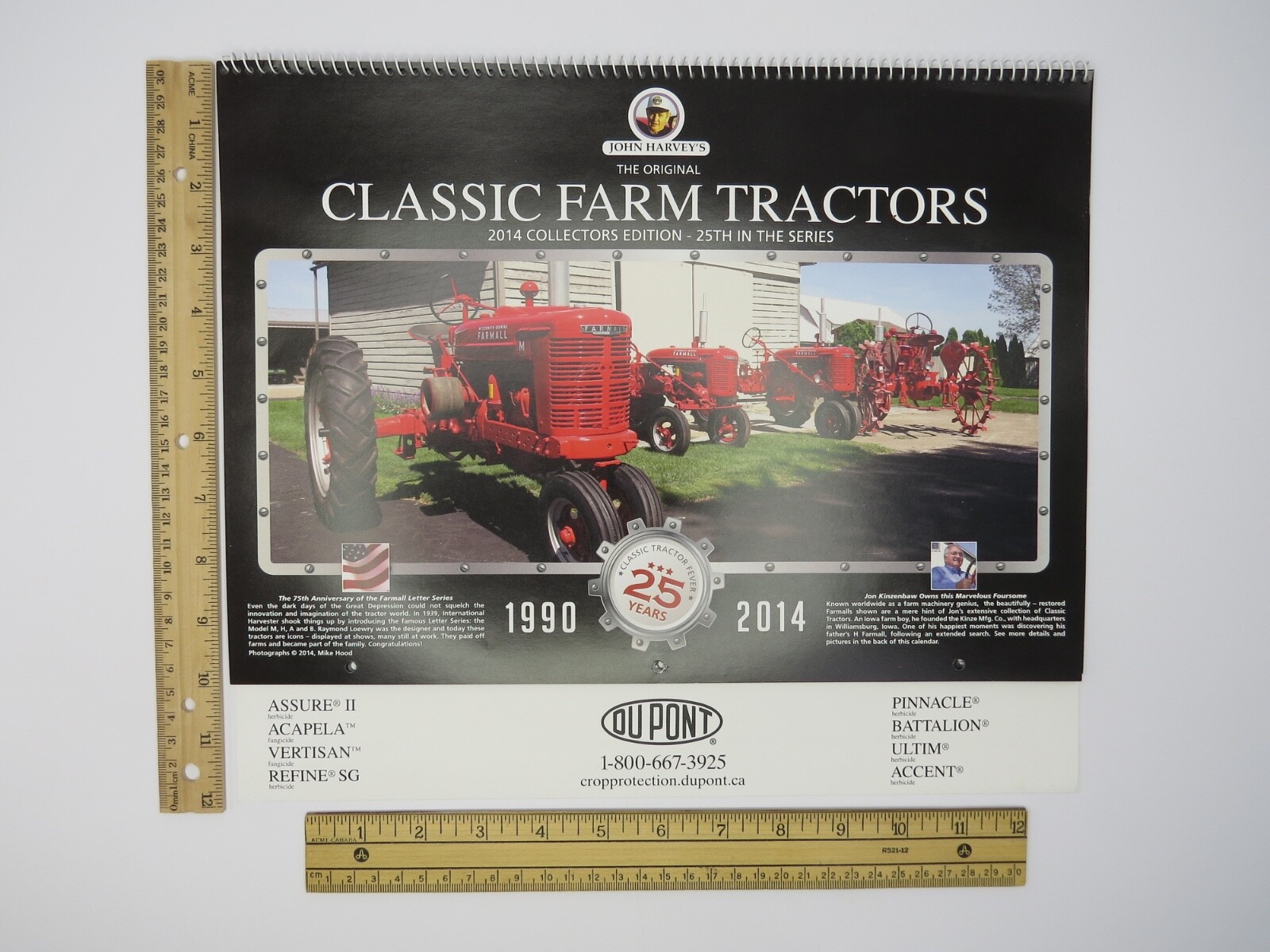 26 Classic Farm Tractors Calendars 3rd-28th Collector&rsquo;s Edition 1992-2017 DuPont