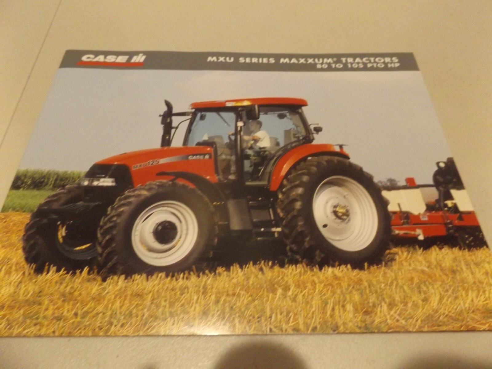CASE-IH MXU SERIES MAXXUM TRACTORS 80 to 105 , LIT # CIH1070109 100325 2003