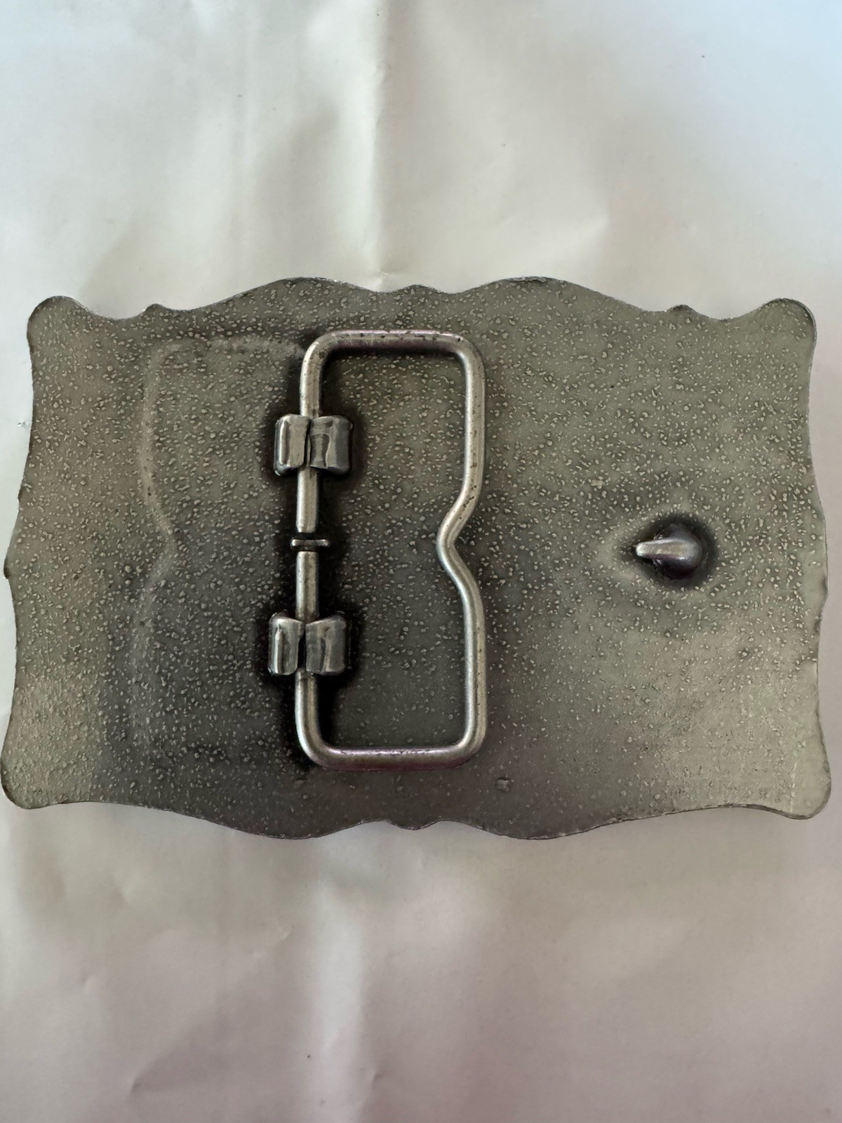 Elgin Original Agriculture Silver Gray Belt Buckle Advertising Collectible