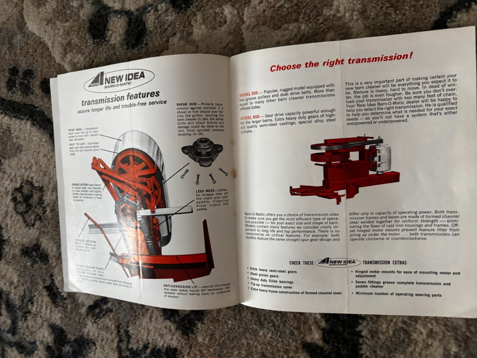 New Idea Barn Cleaners For 1971 Brochure DCPA26