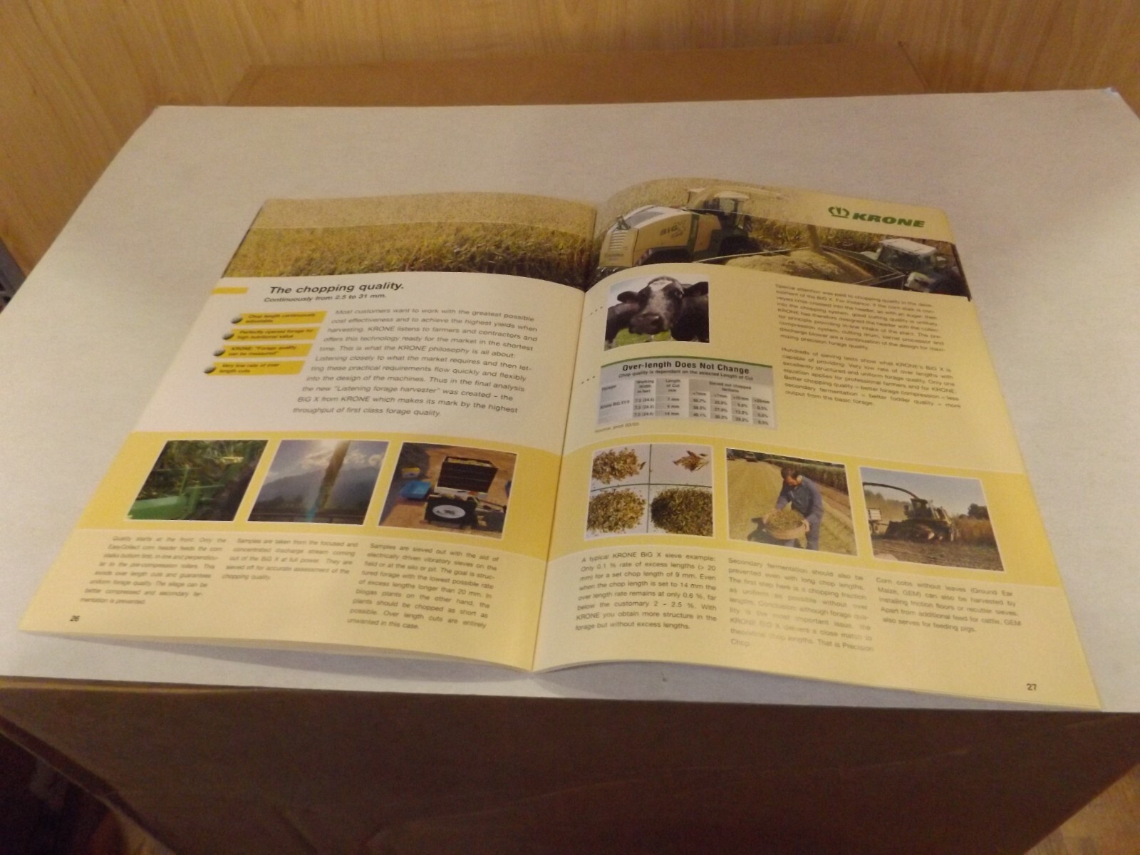KRONE SELF-PROPELLED BIG-X FORAGE HARVESTER. LITERATURE # BIG X (USA) 02/06