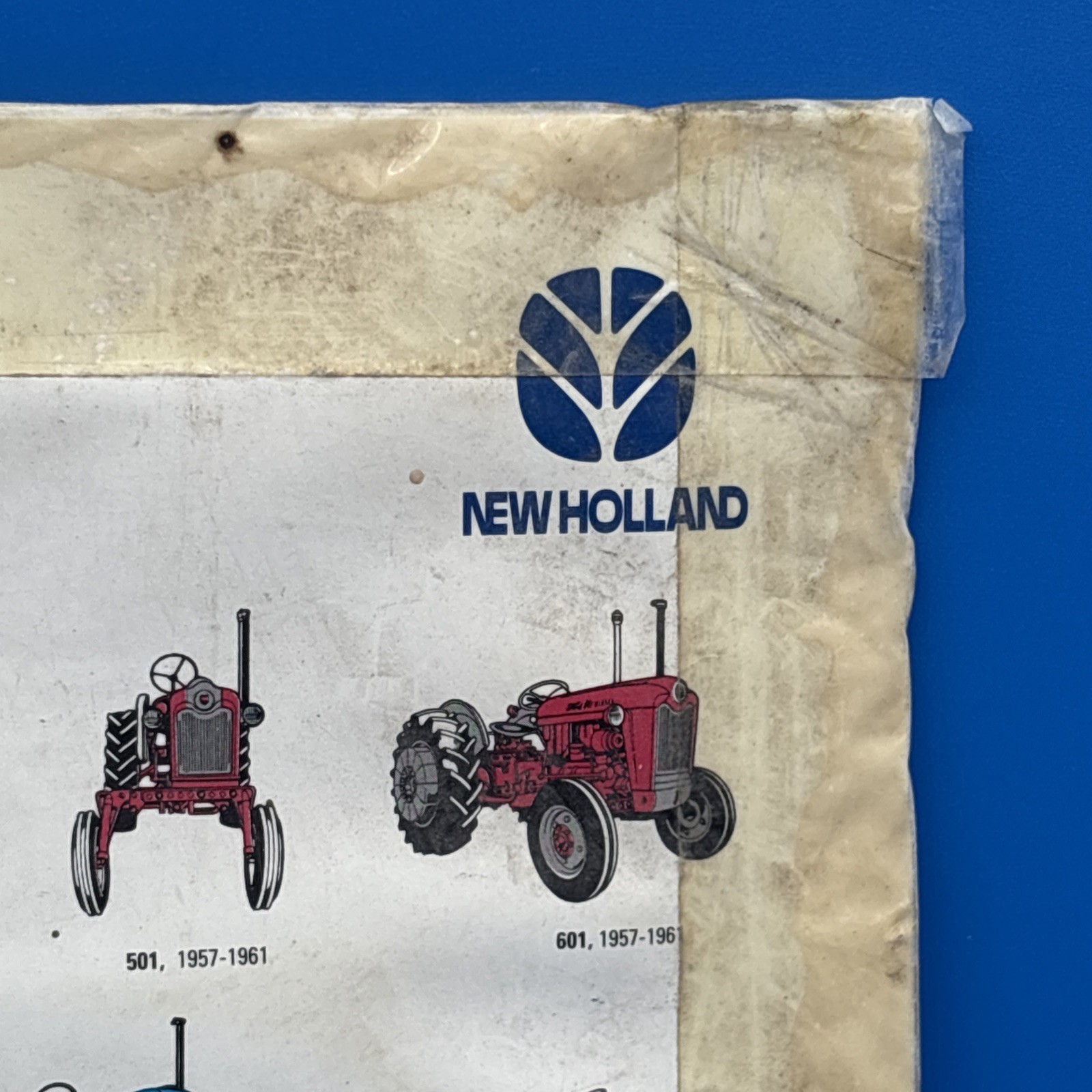 New Holland Promo Poster &rsquo;93-&rsquo;96 Vintage 13×15&Prime;
