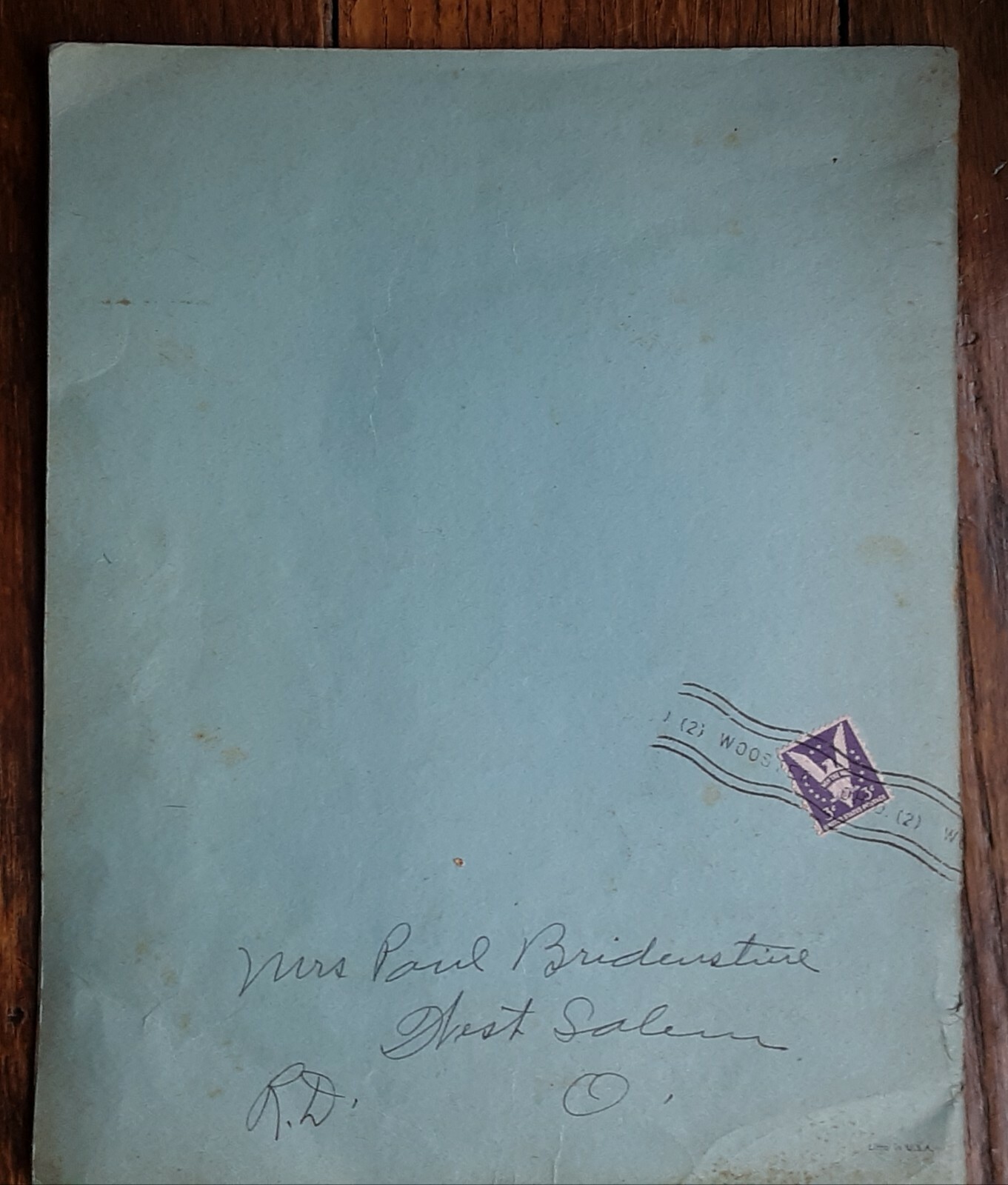 Vintage Farm Income Tax Record Book. Used 1943. Wooster, Ohio.