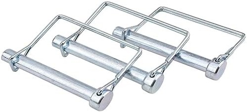 8 Pack Trailer Coupler Pin 3/8x4in Towing Hitch Pin Heavy Duty Wire Lock Pin …