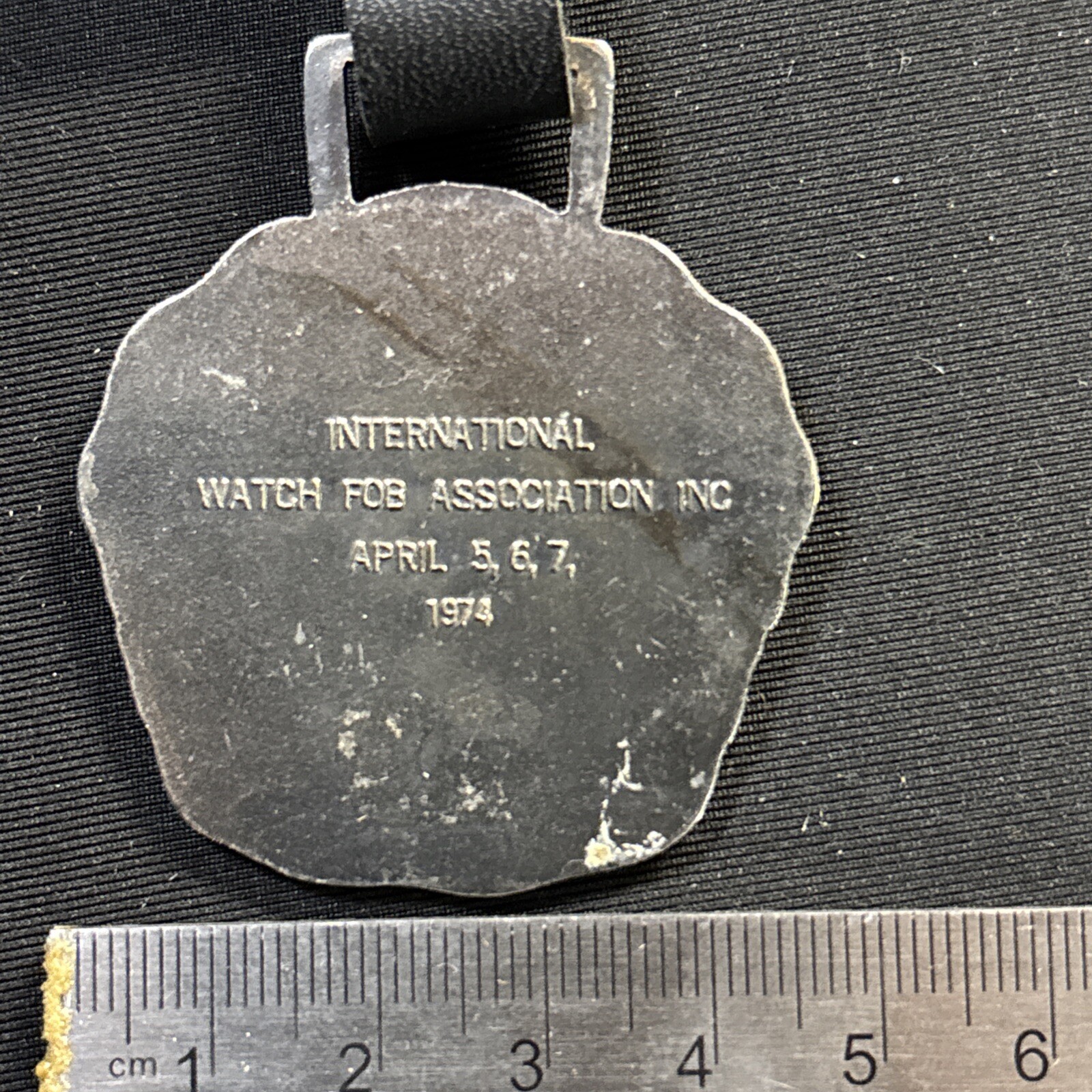 Vintage Pocket Watch Fob Marion 28 Dragline Shovel Crane Strongsville Ohio