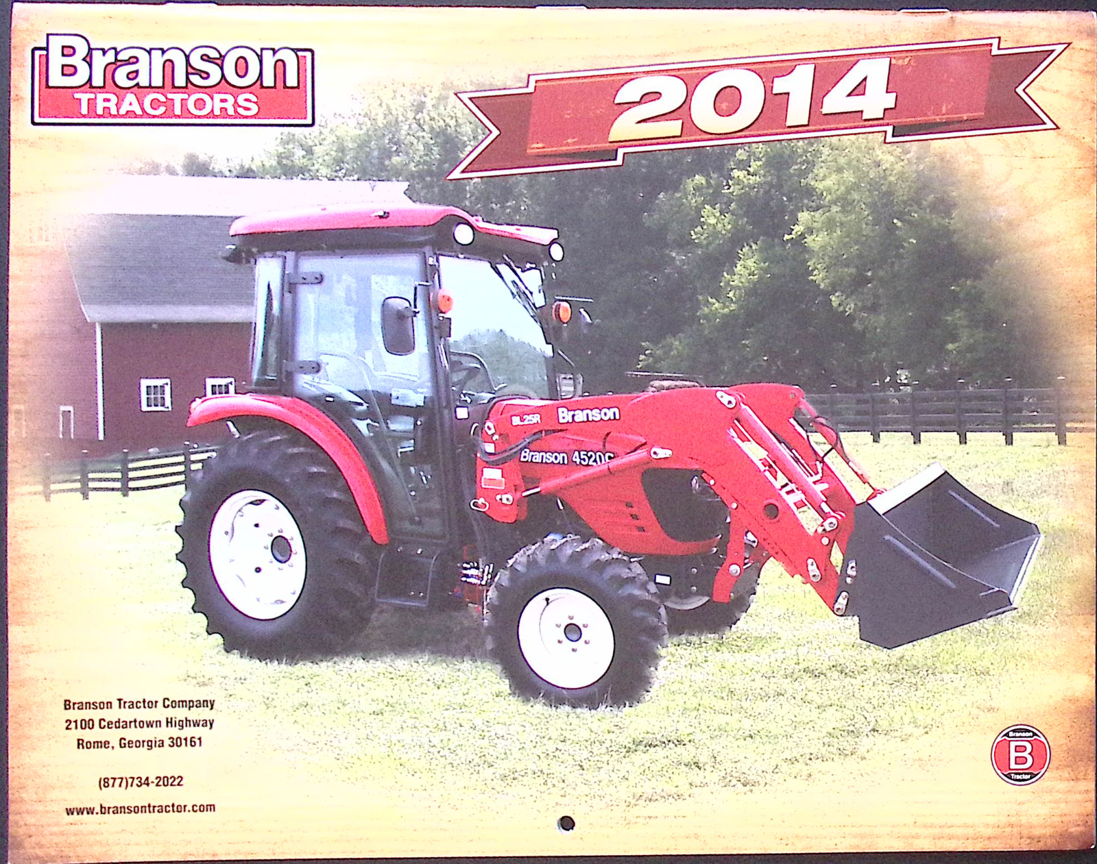 Branson Tractor Next Generation, 6640, 2810, 3510,3520,4020,4520,20 series, comp