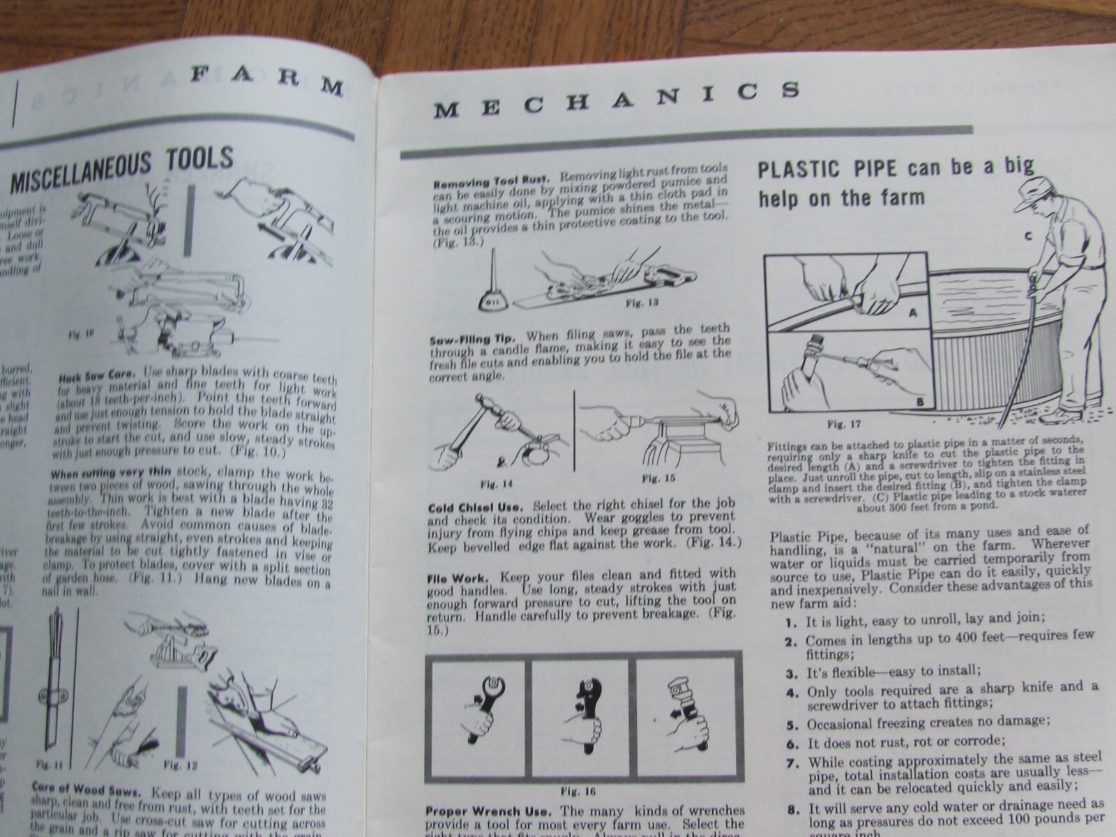 1950&rsquo;s REPUBLIC STEEL WIRE CO FARM FENCING MECHANICS TIPS BROCHURE