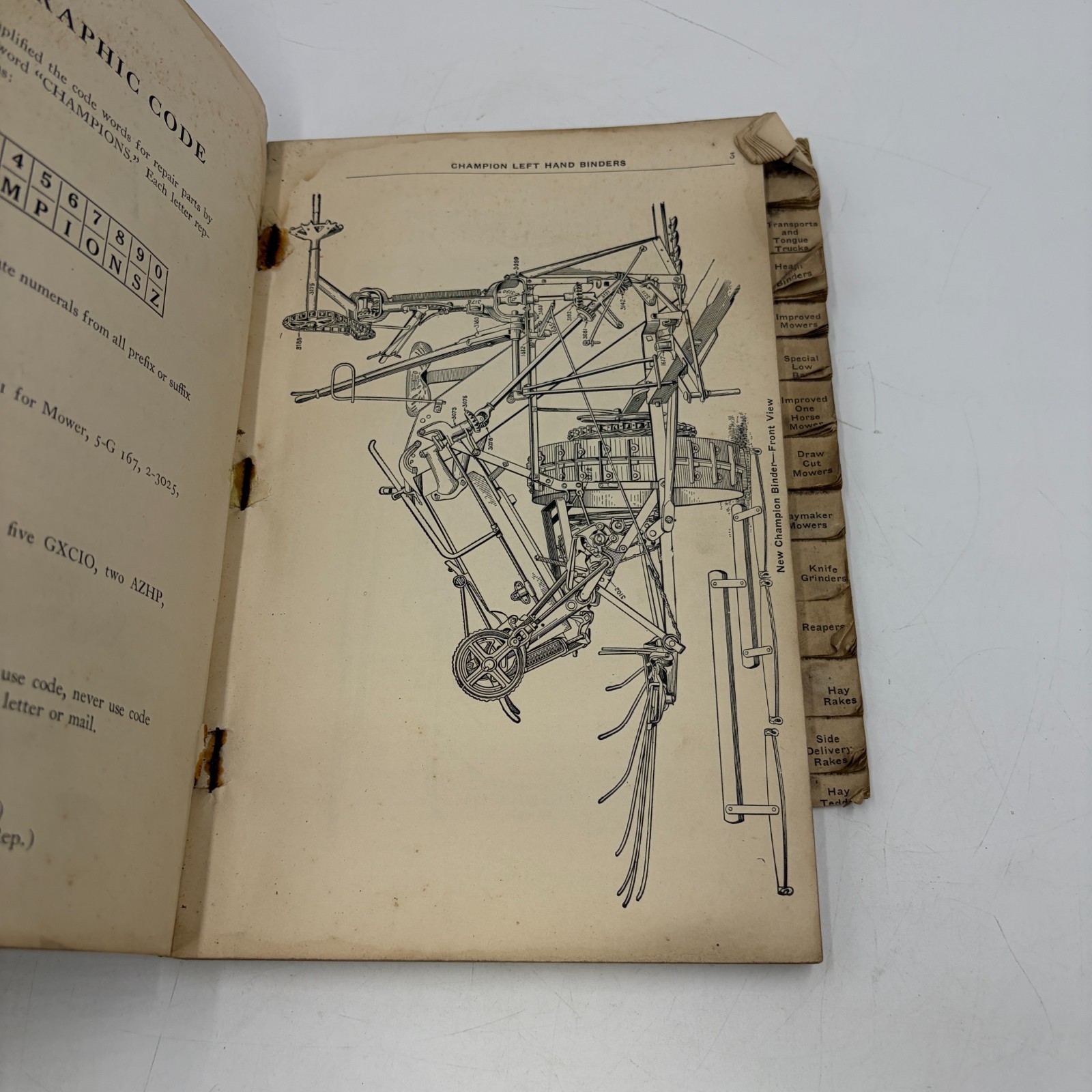 c1928 B.F. Avery Champion Harvesting Machines Repair Parts Catalog No 28